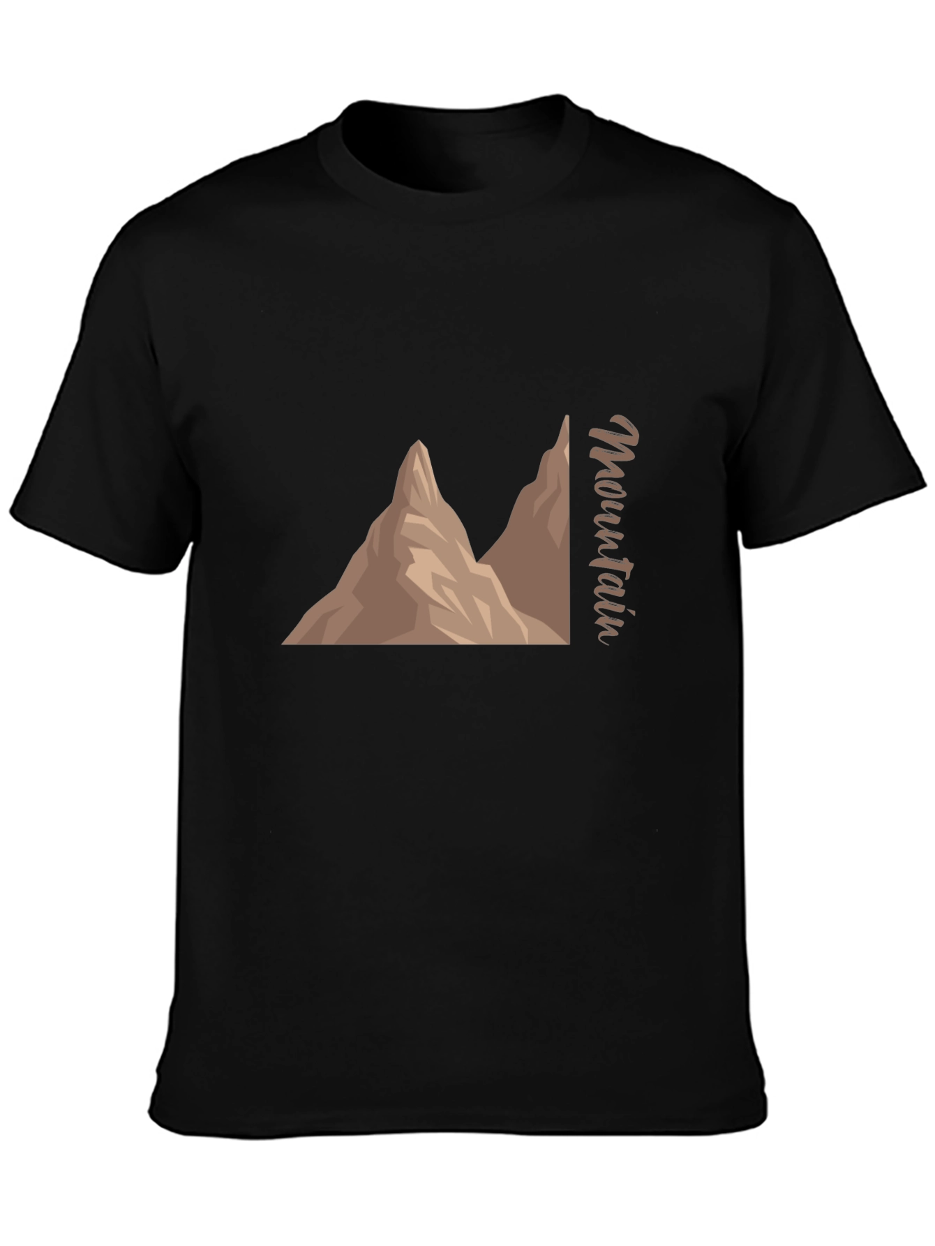 Mountain Graphic Black T-Shirt