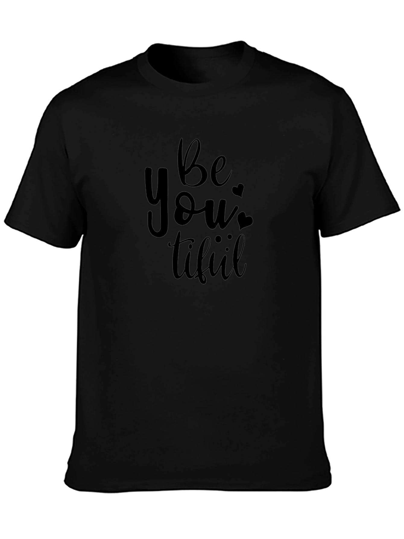 BeYOUtiful Black Graphic Tee