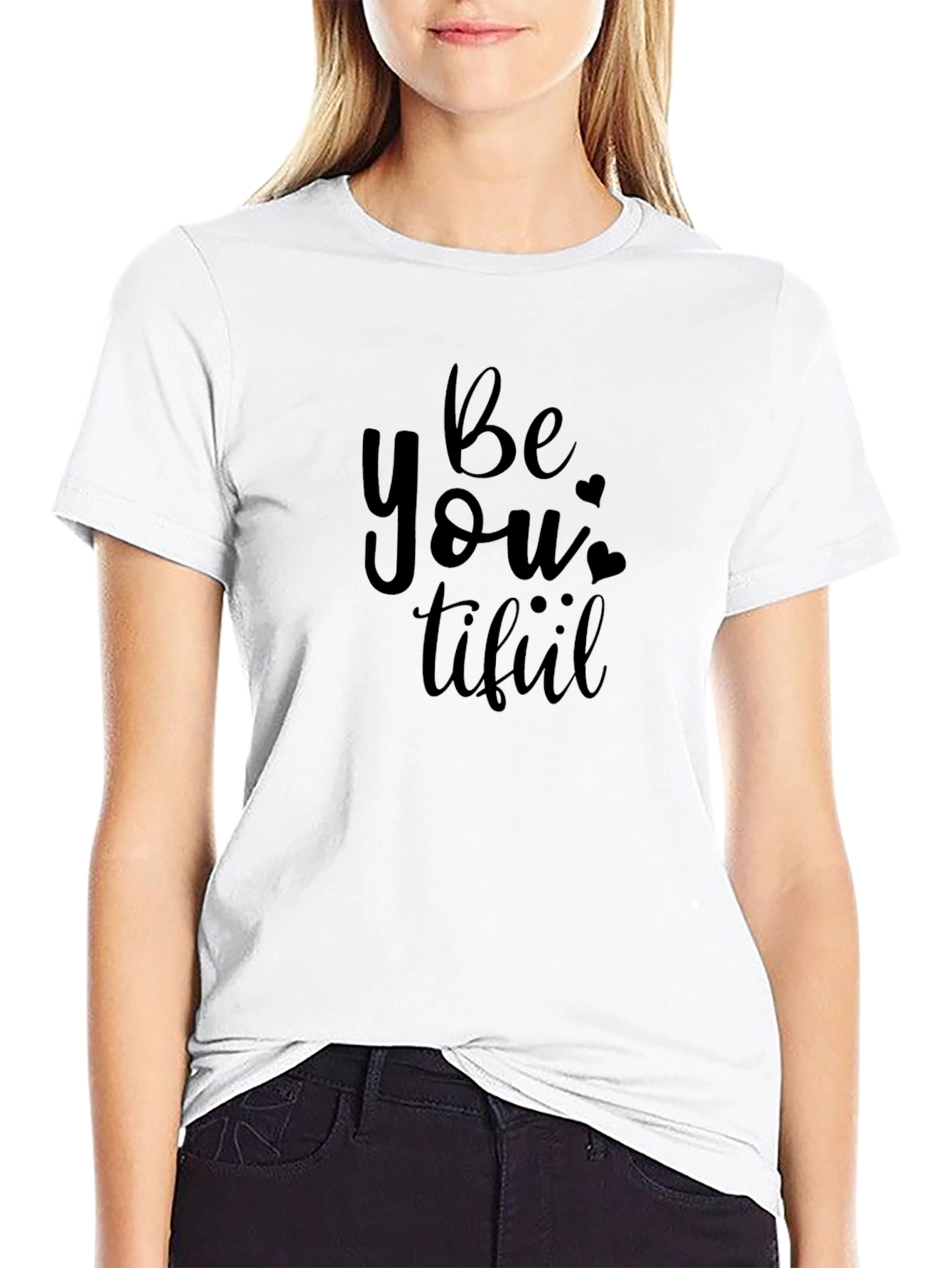 BeYOUtiful Black Graphic Tee