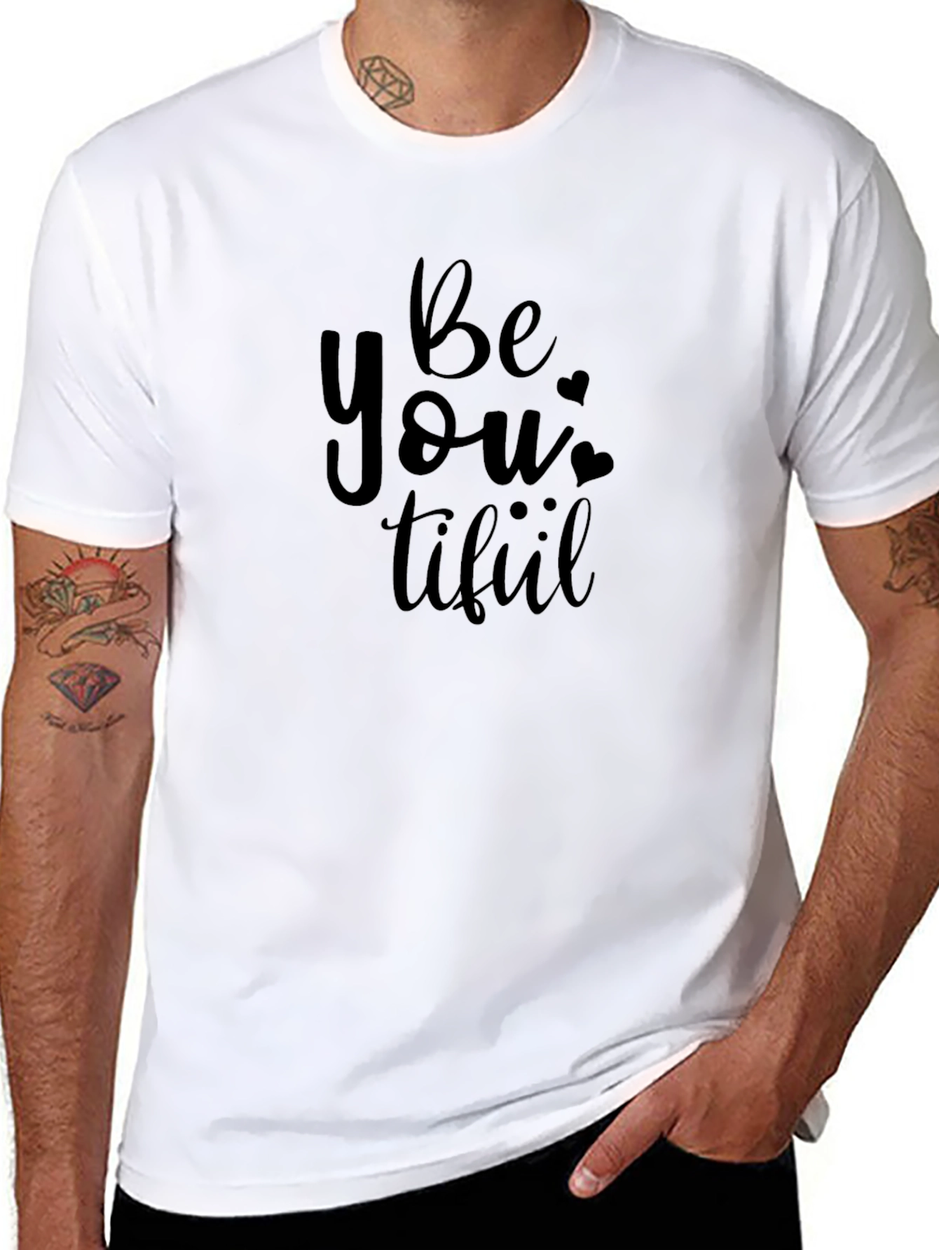 BeYOUtiful Black Graphic Tee