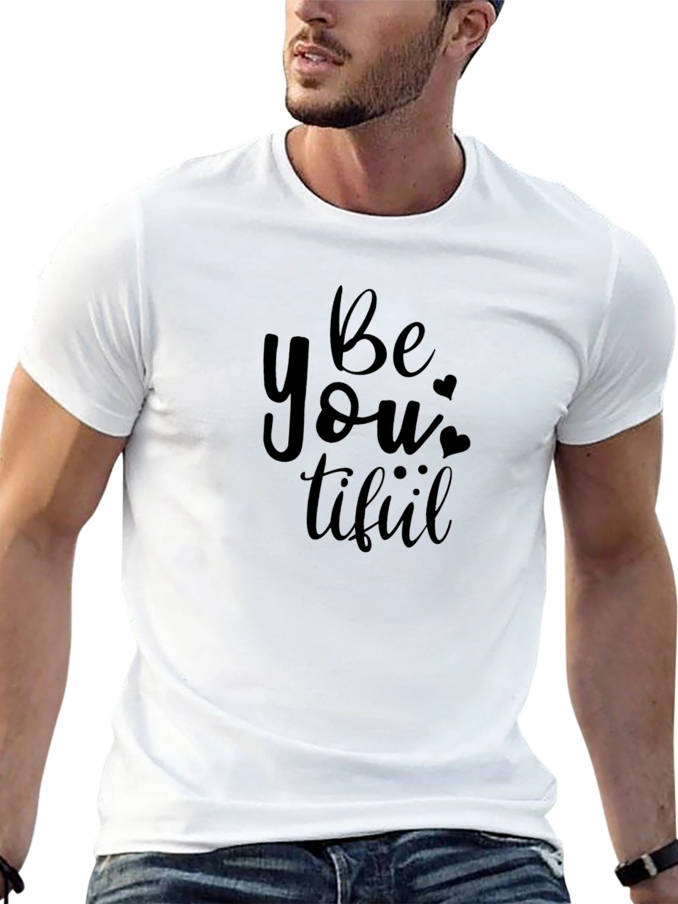 BeYOUtiful Black Graphic Tee