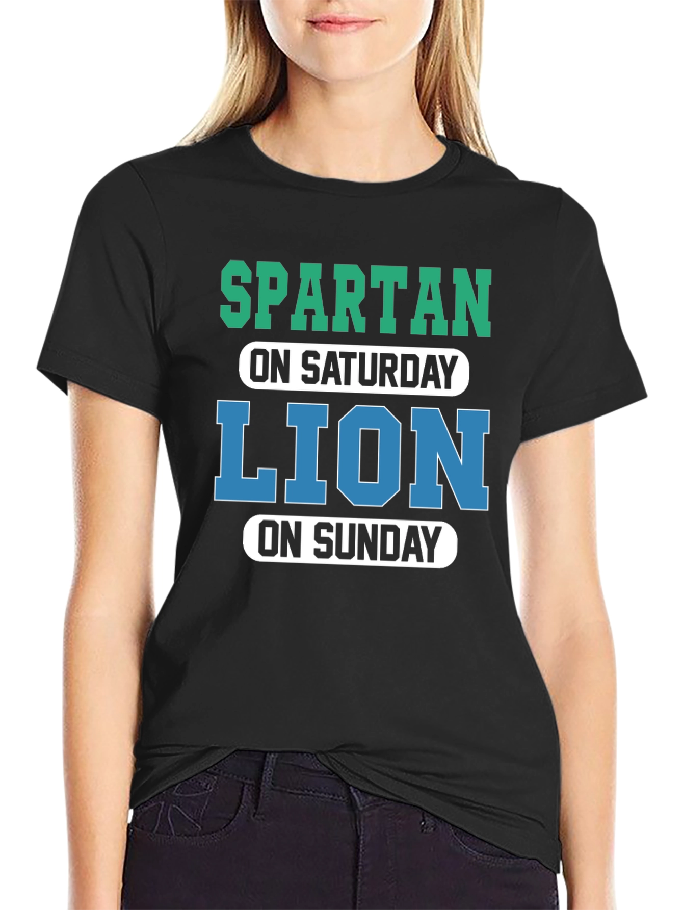 Spartan Lion Saturday Sunday Graphic Tee