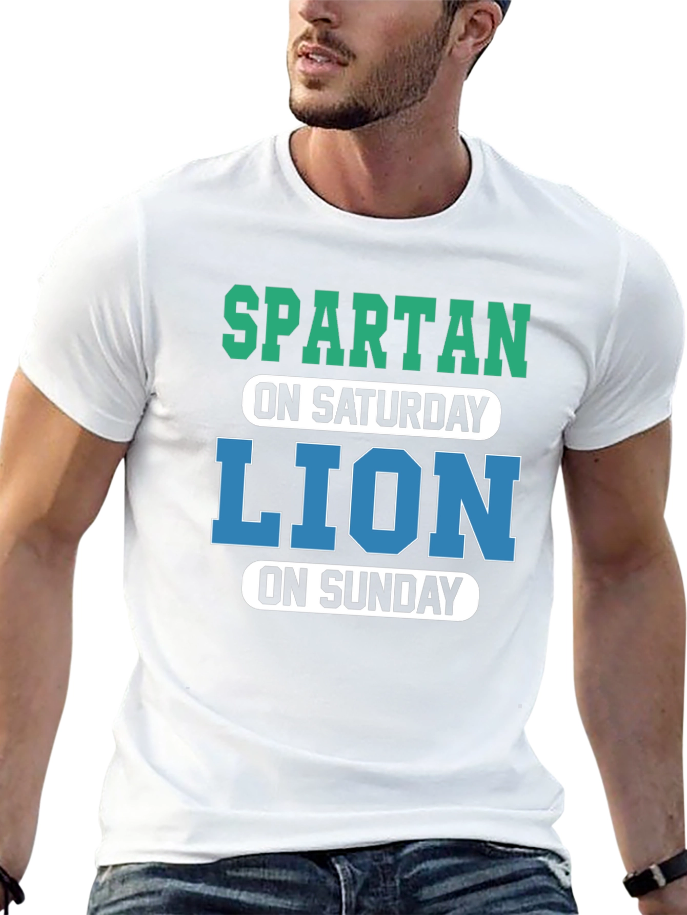 Spartan Lion Saturday Sunday Graphic Tee