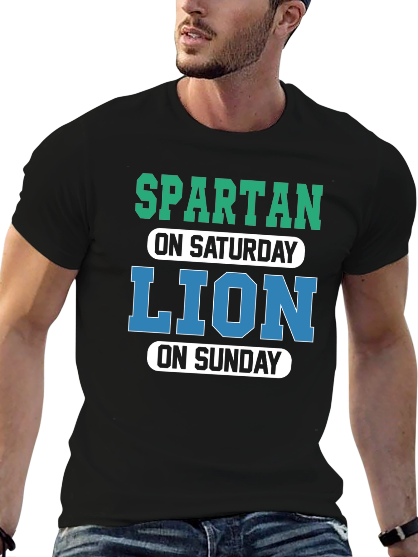 Spartan Lion Saturday Sunday Graphic Tee