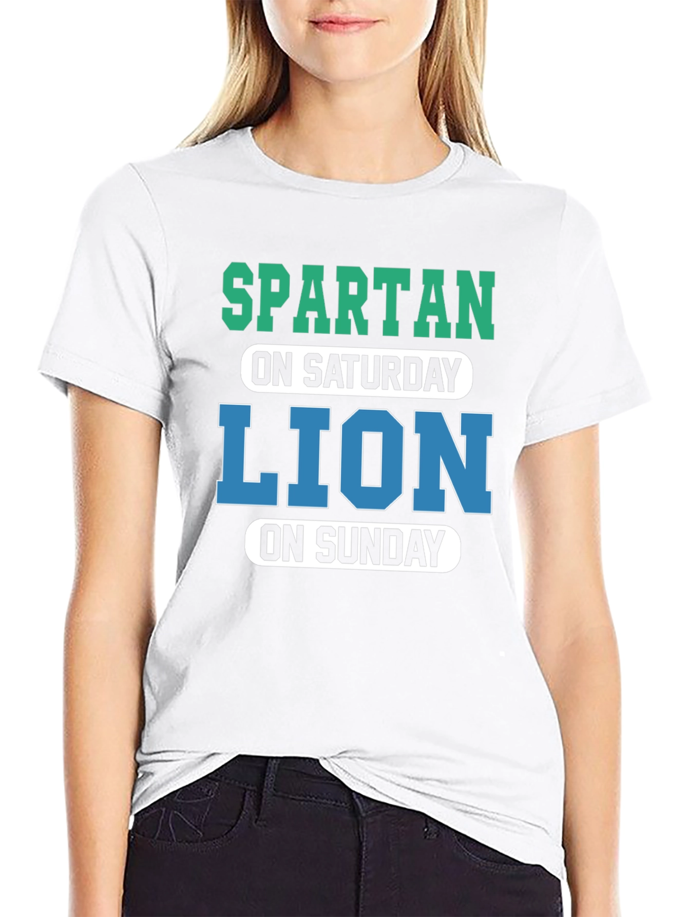 Spartan Lion Saturday Sunday Graphic Tee