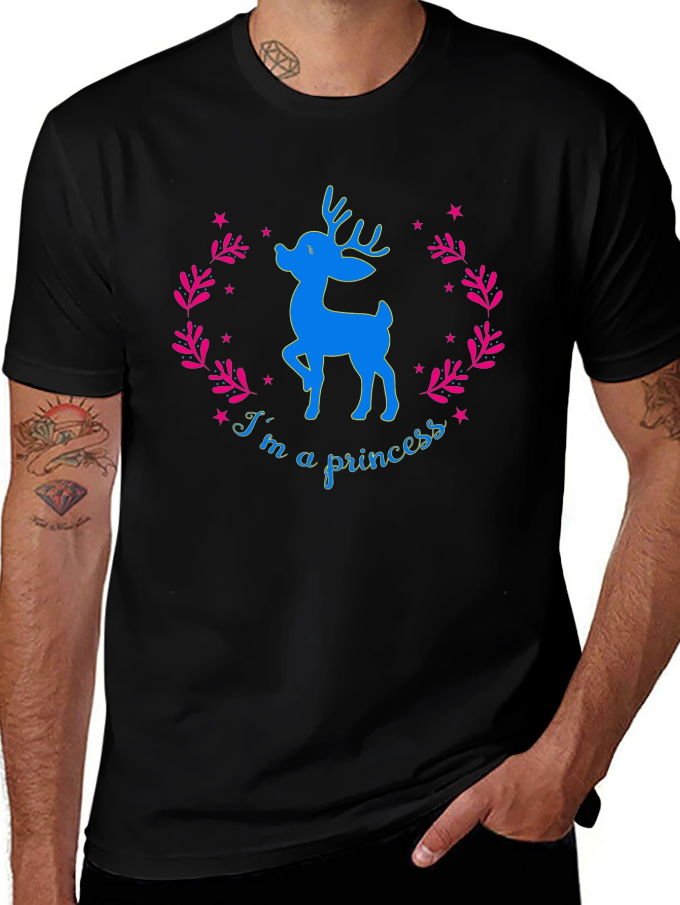 Im A Princess Deer Graphic Tee