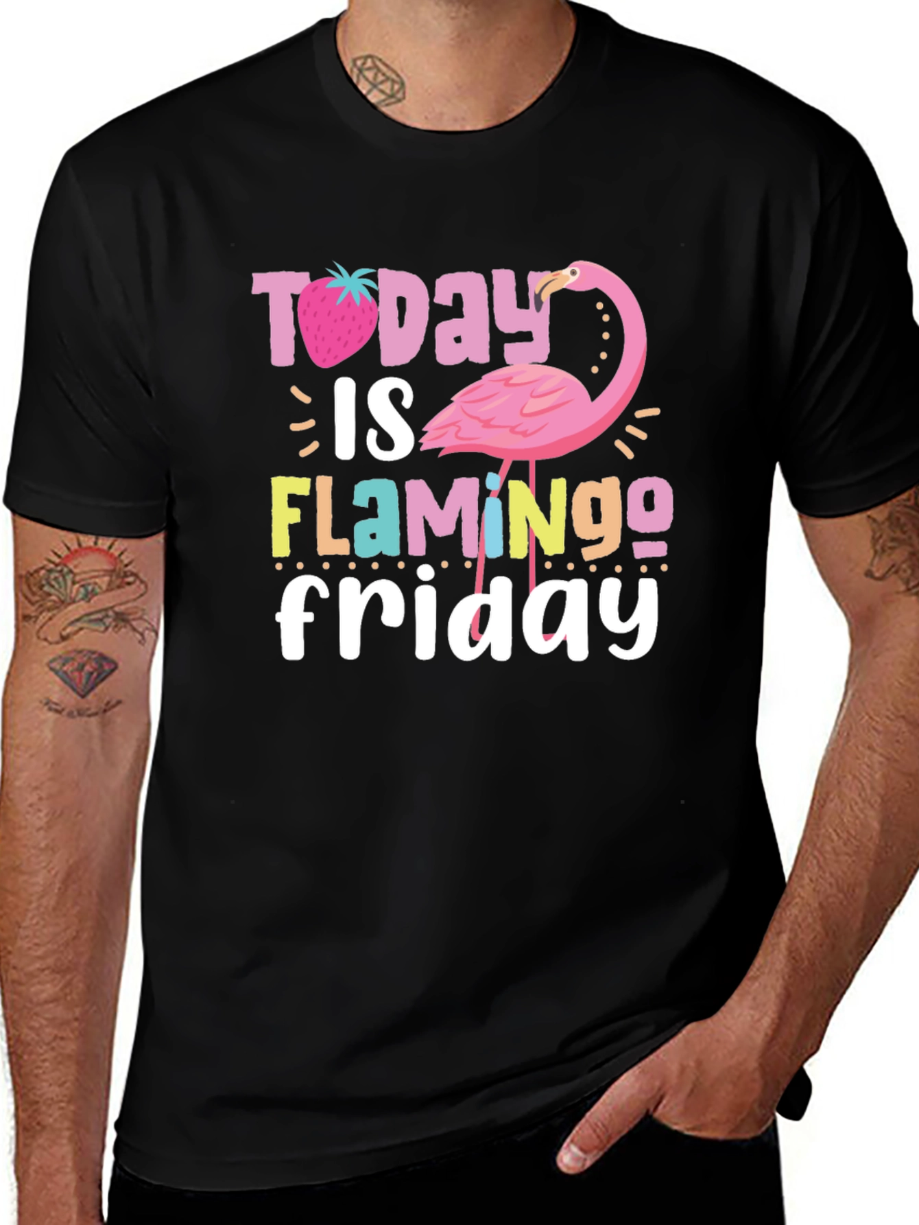 Flamingo Friday Graphic Tee