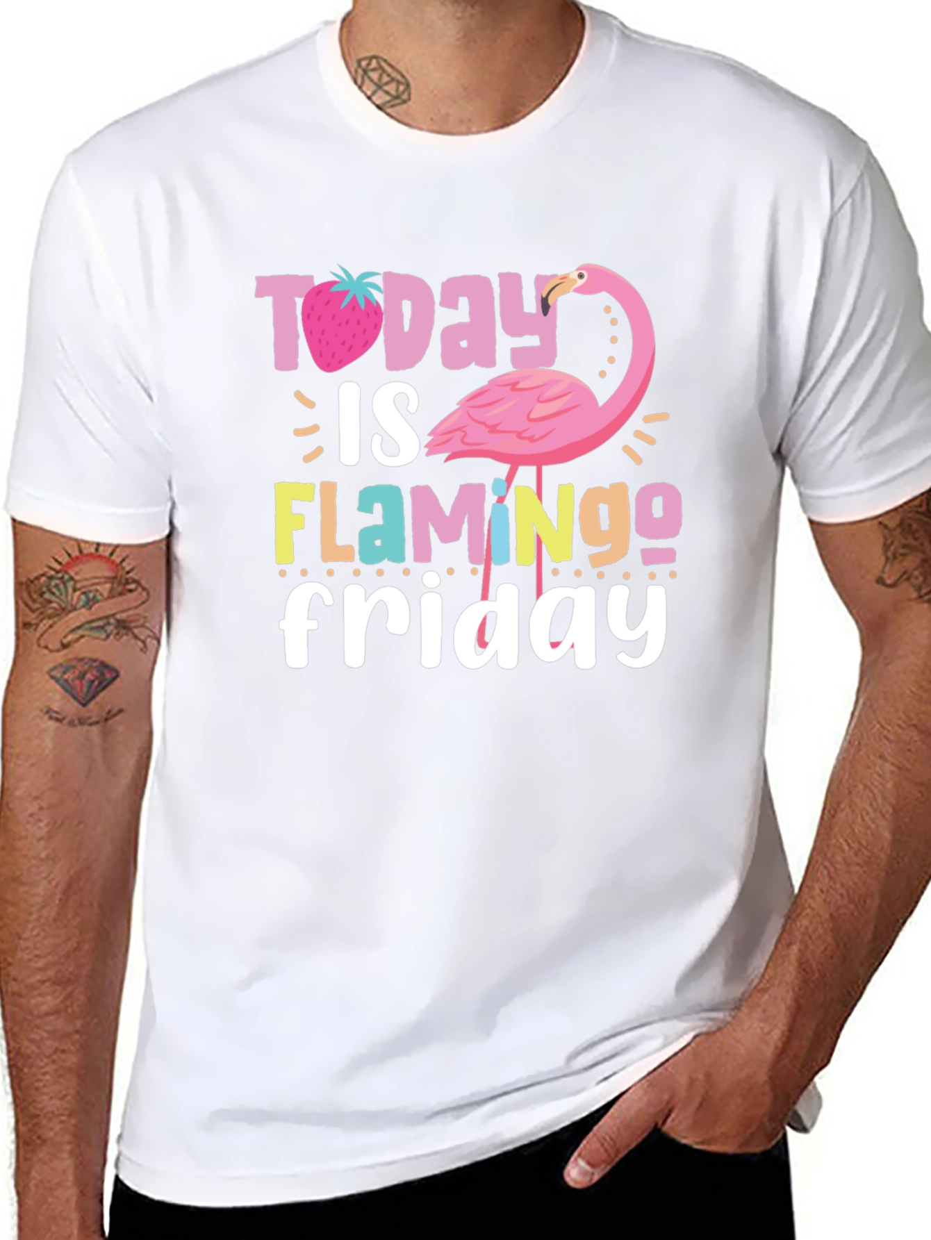 Flamingo Friday Graphic Tee