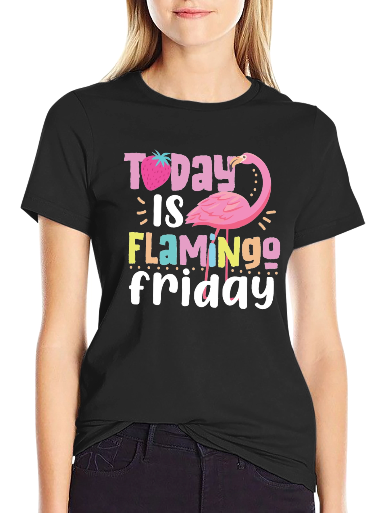 Flamingo Friday Graphic Tee