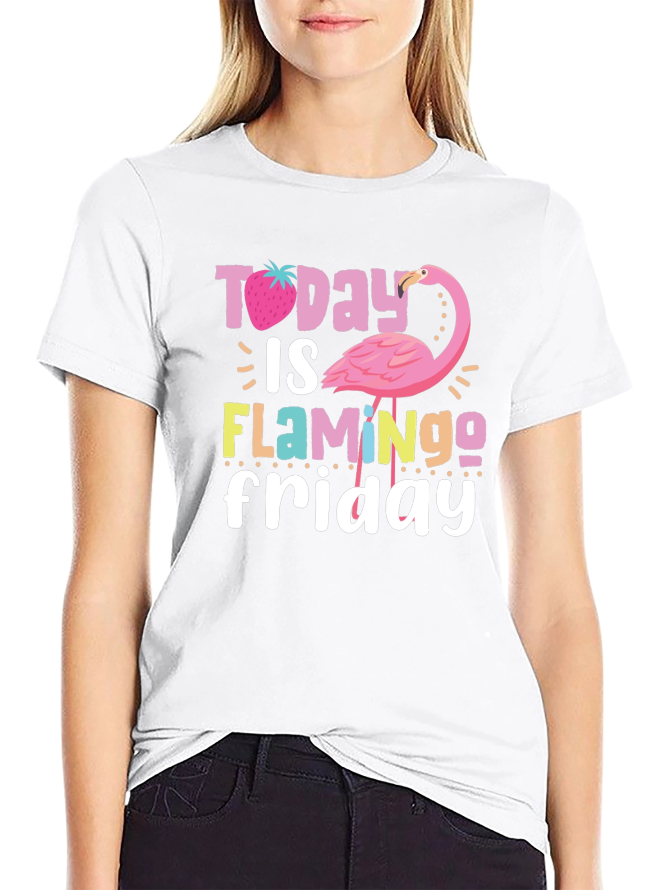 Flamingo Friday Graphic Tee