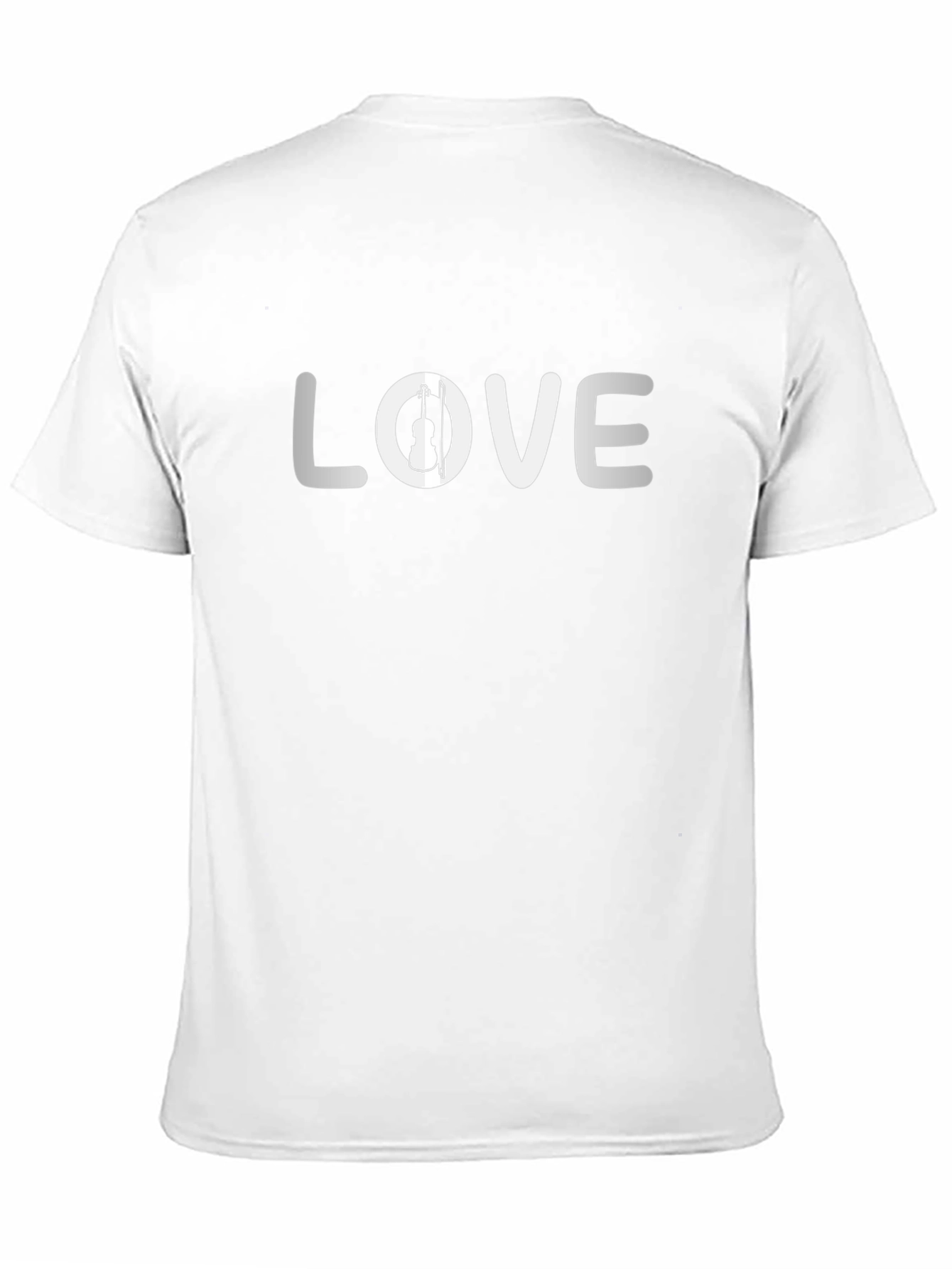 Love Violin Black T-Shirt