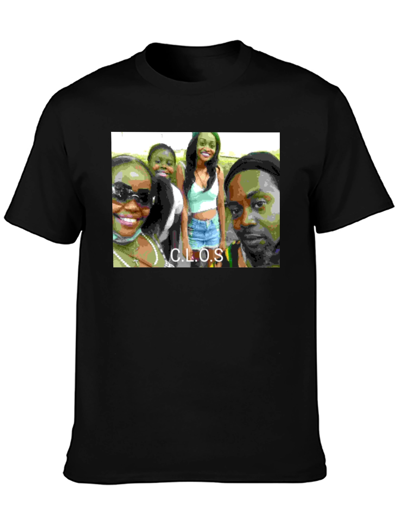 C.L.O.S. Group Photo Black T-Shirt