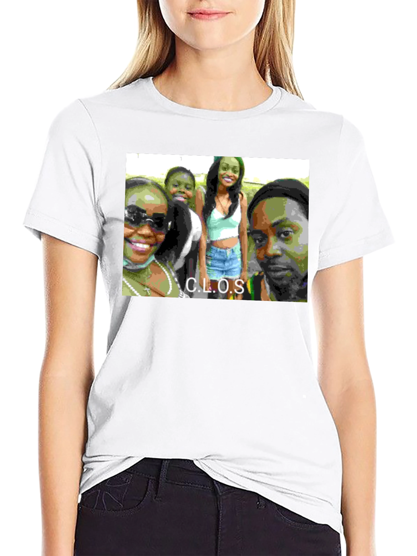 C.L.O.S. Group Photo Black T-Shirt