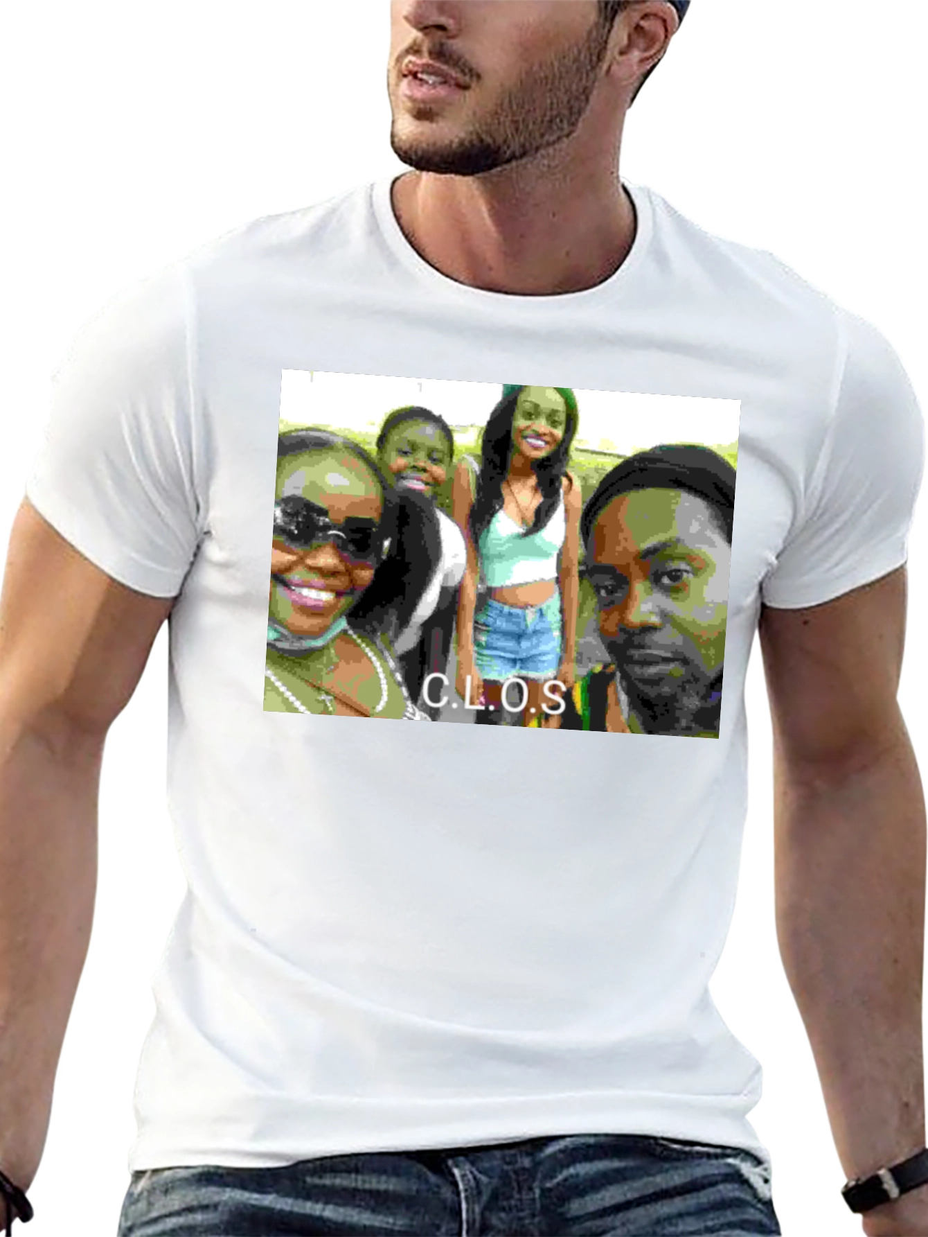 C.L.O.S. Group Photo Black T-Shirt