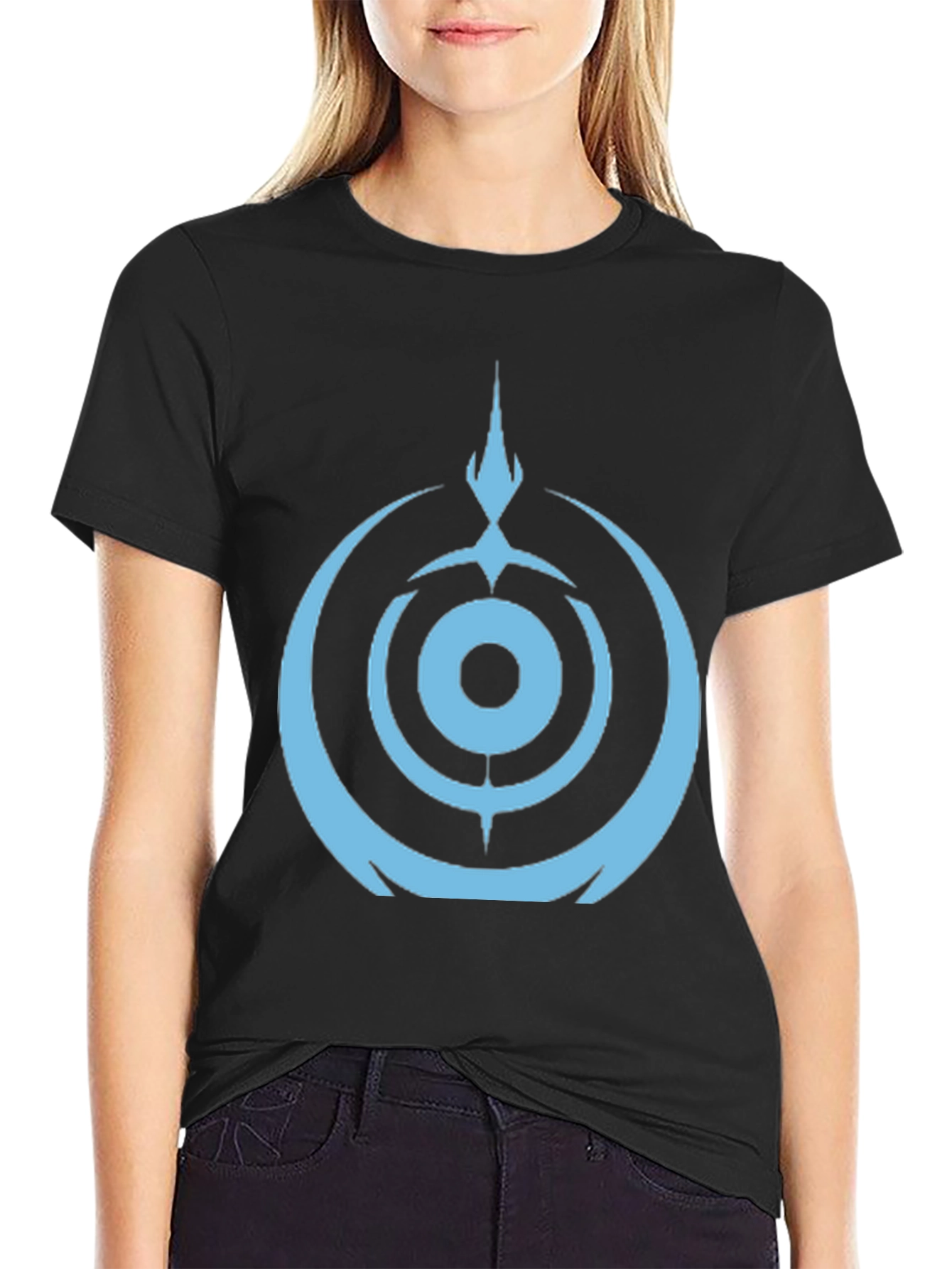 Graphic T-Shirt - Light Blue Symbol