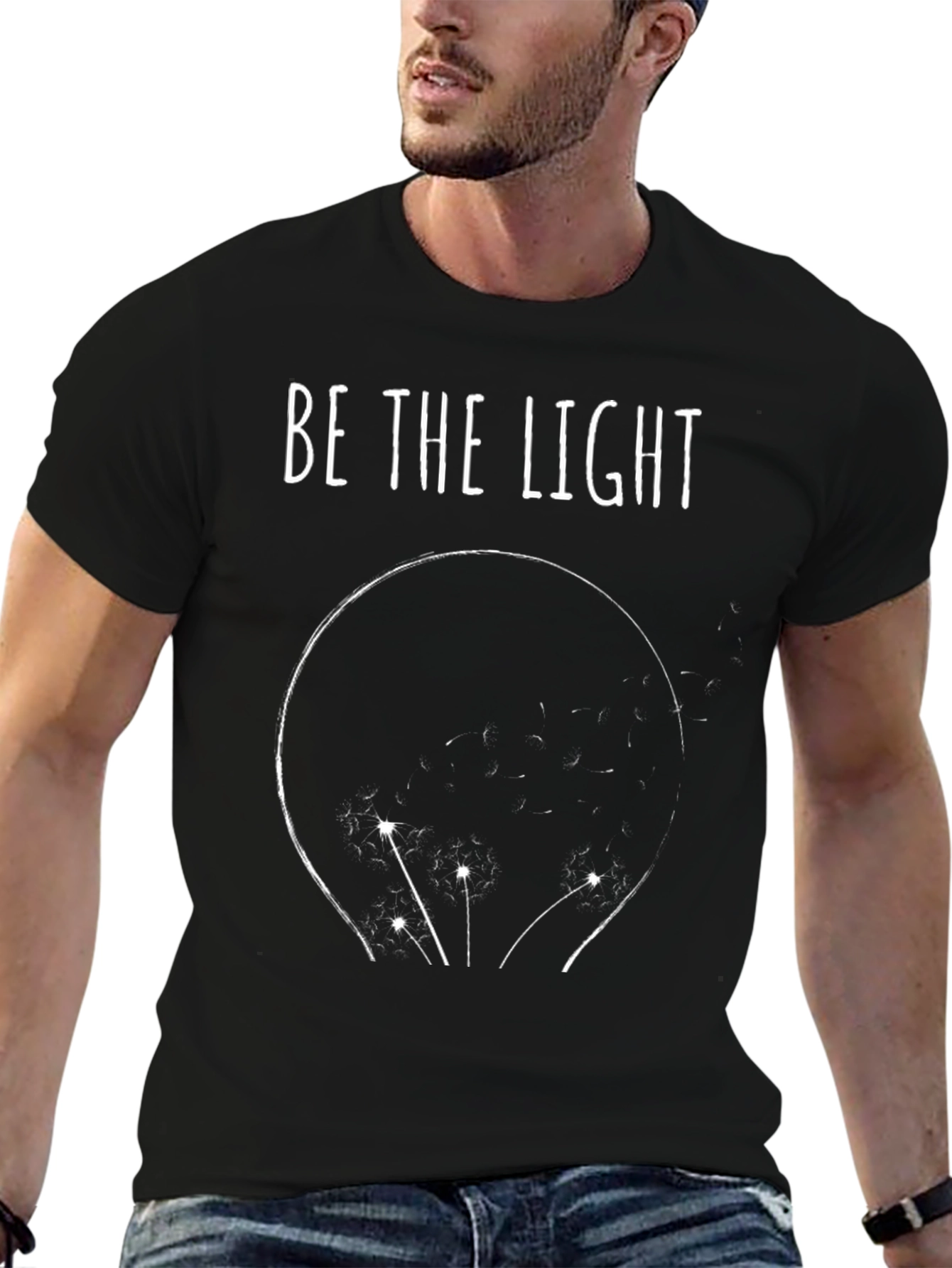 Be the Light Graphic T-Shirt - Unisex Cotton Tee