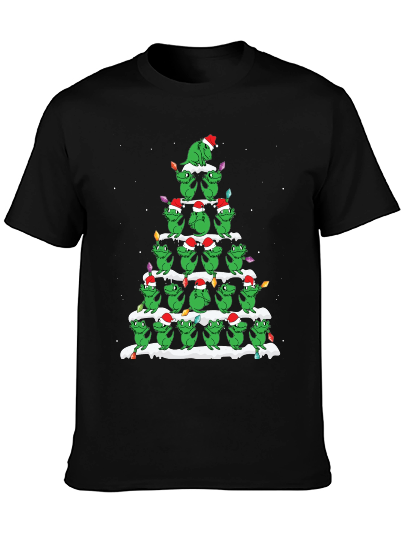 Festive Grinch Christmas Tree T-Shirt