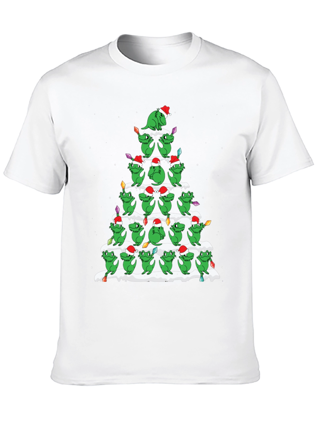 Festive Grinch Christmas Tree T-Shirt