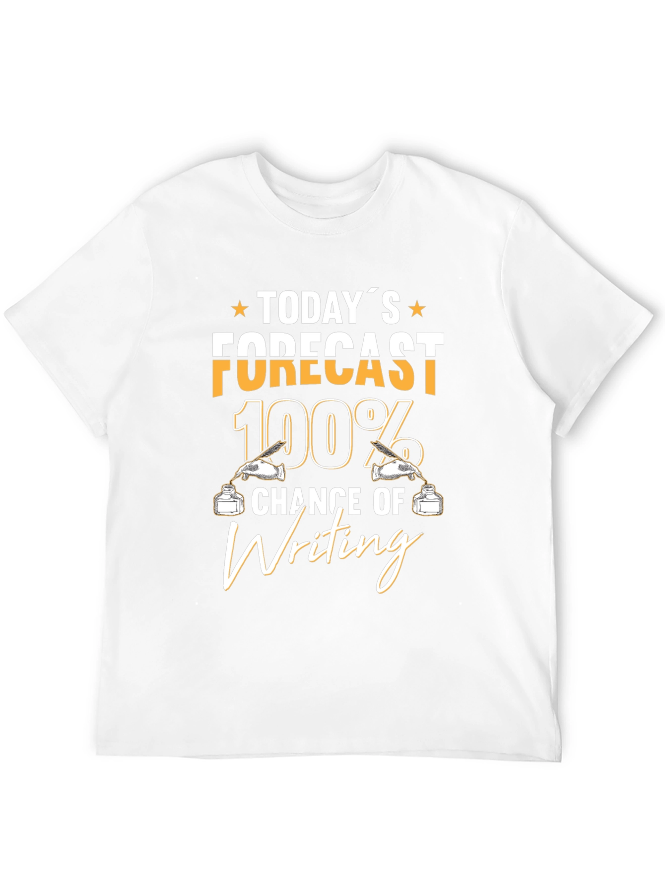 Todays Forecast Writing T-Shirt