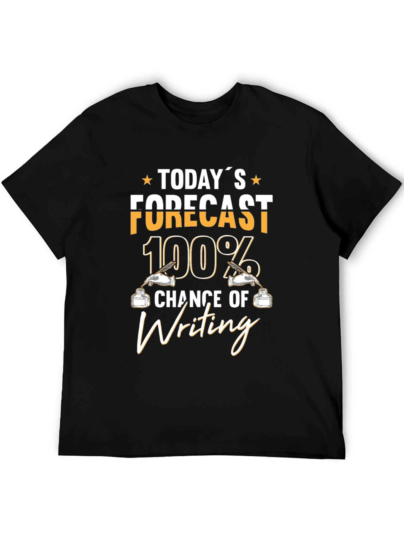Todays Forecast Writing T-Shirt