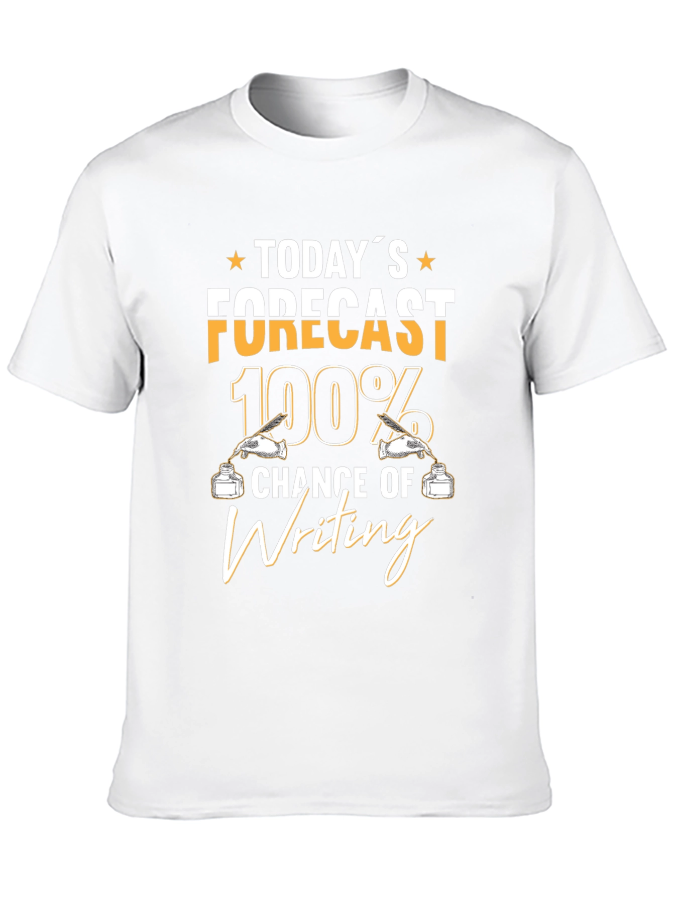 Todays Forecast Writing T-Shirt