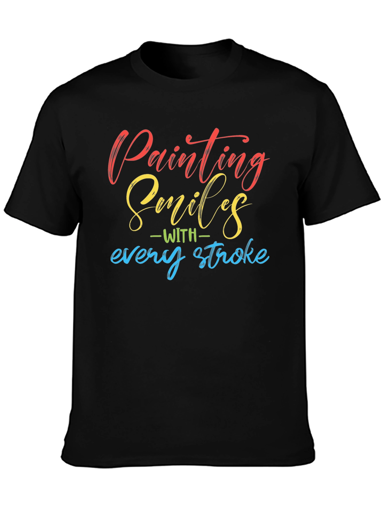 Painting Smiles T-Shirt - Artistic Design