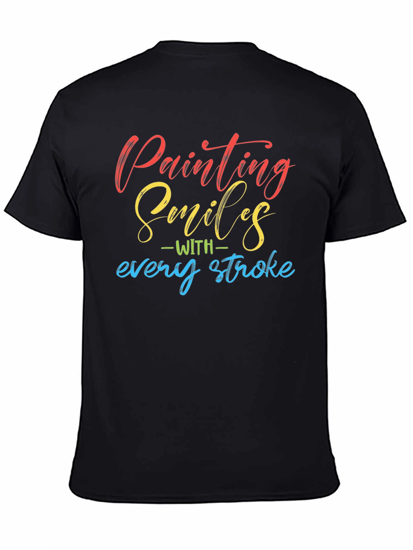 Painting Smiles T-Shirt - Artistic Design