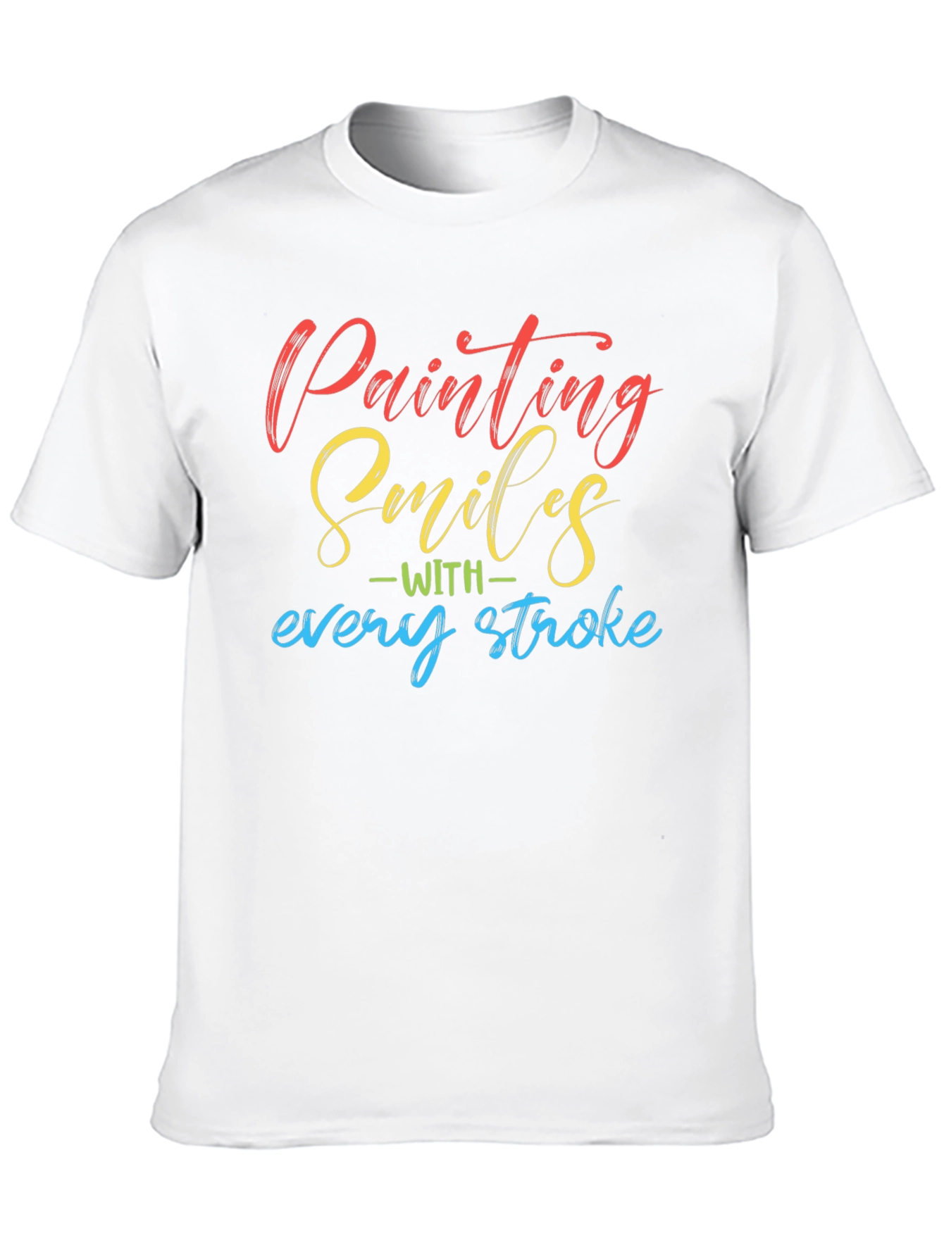 Painting Smiles T-Shirt - Artistic Design