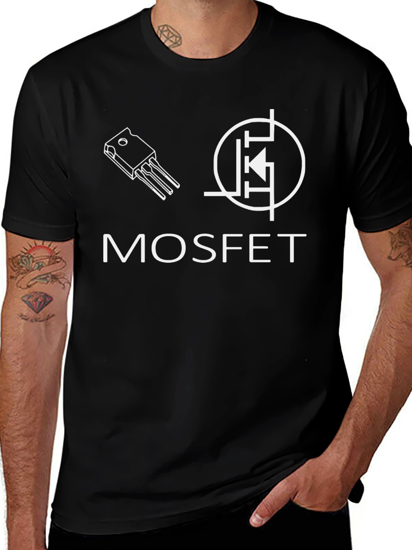MOSFET Circuit Design T-Shirt - Black
