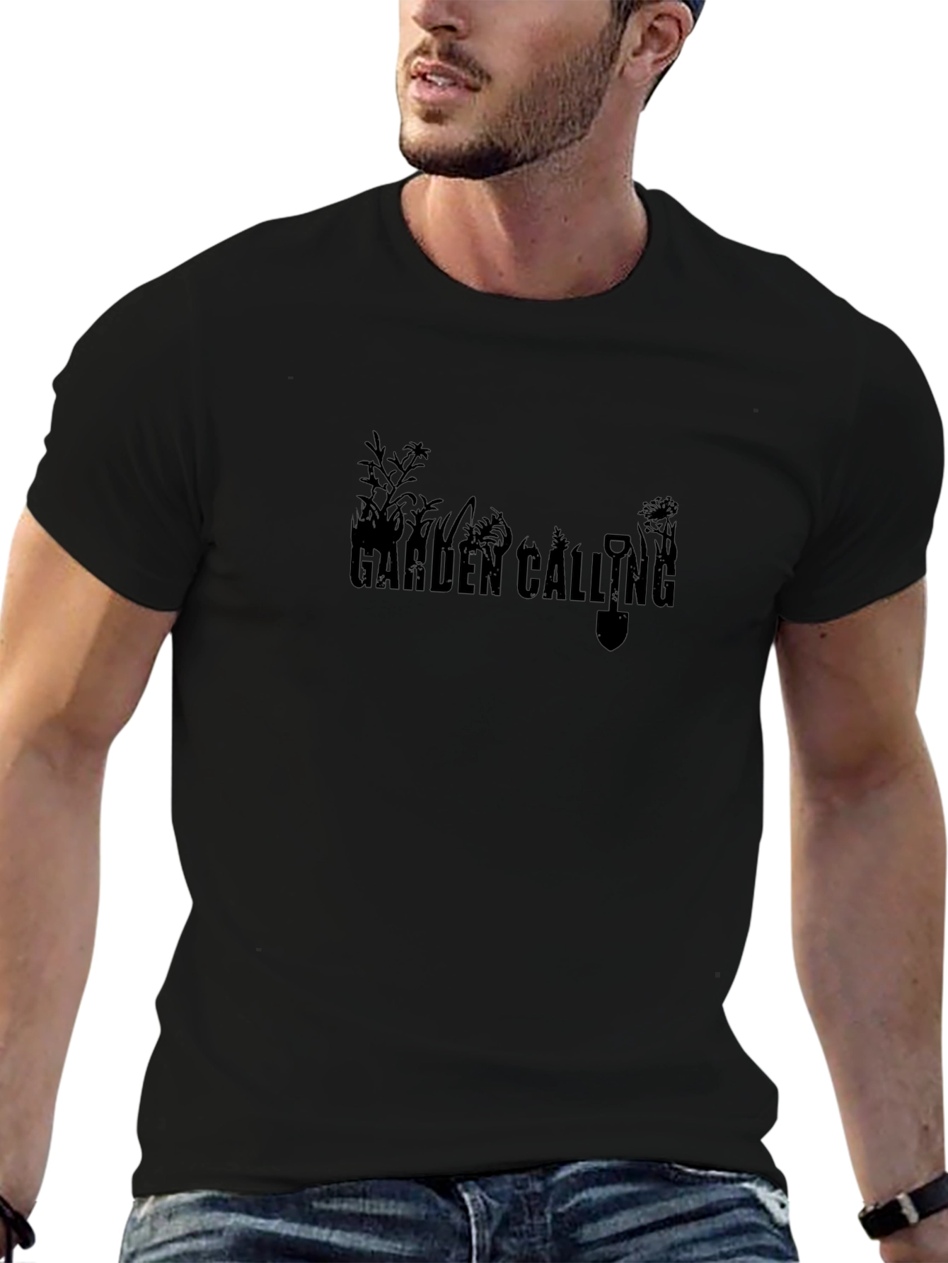Garden Calling Black T-Shirt