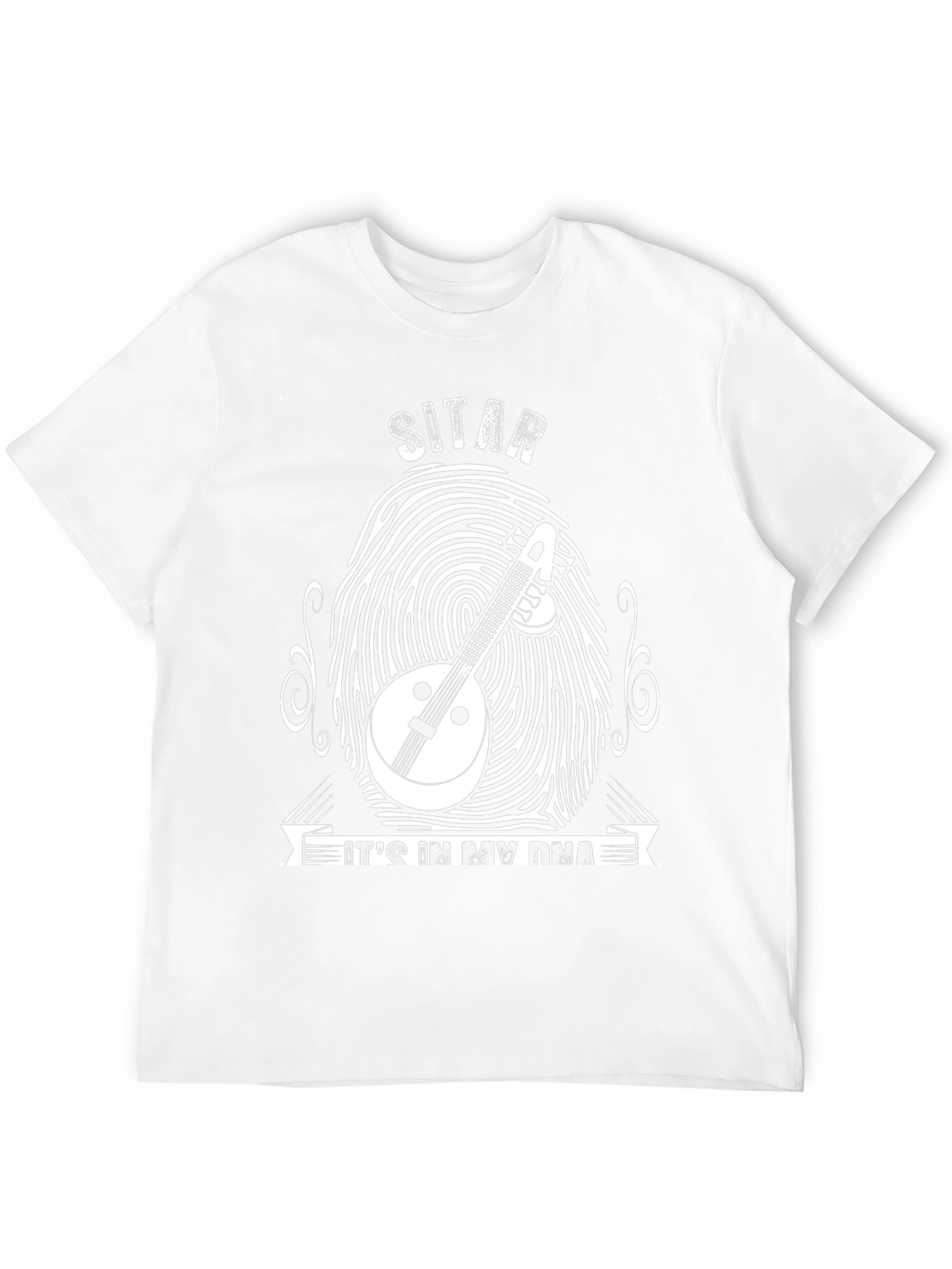 Sitar DNA T-Shirt - Musical Instrument Tee