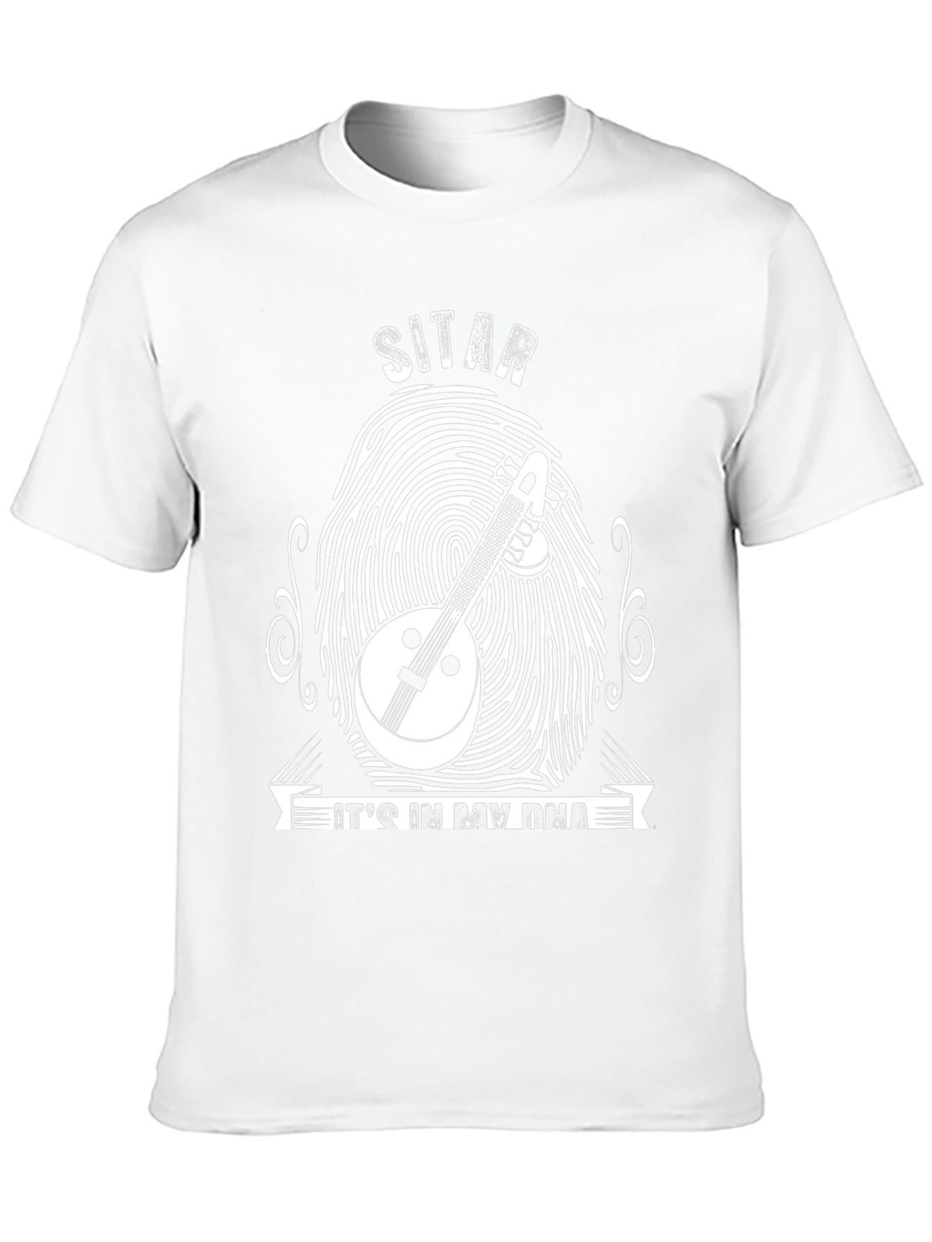 Sitar DNA T-Shirt - Musical Instrument Tee