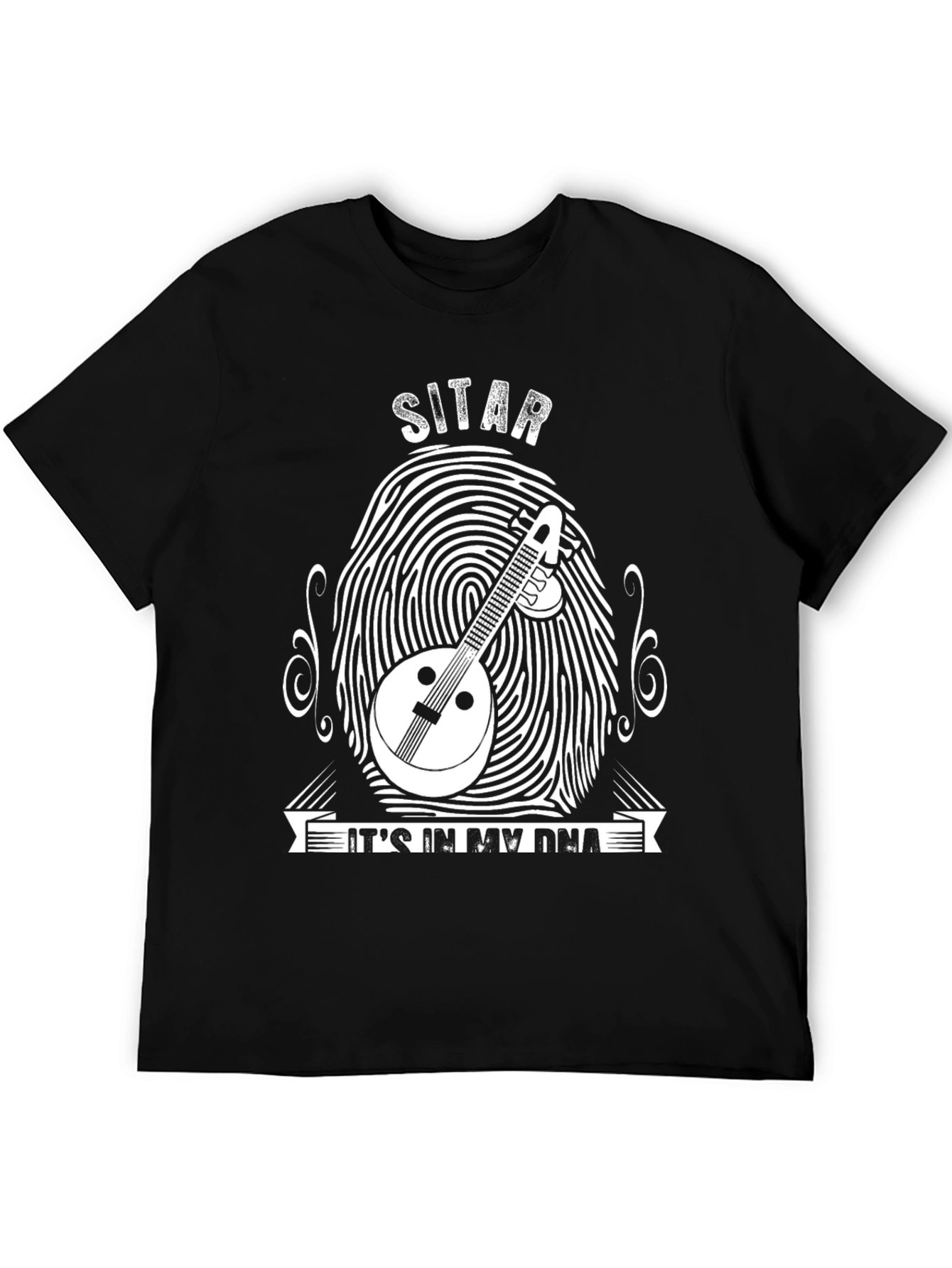 Sitar DNA T-Shirt - Musical Instrument Tee