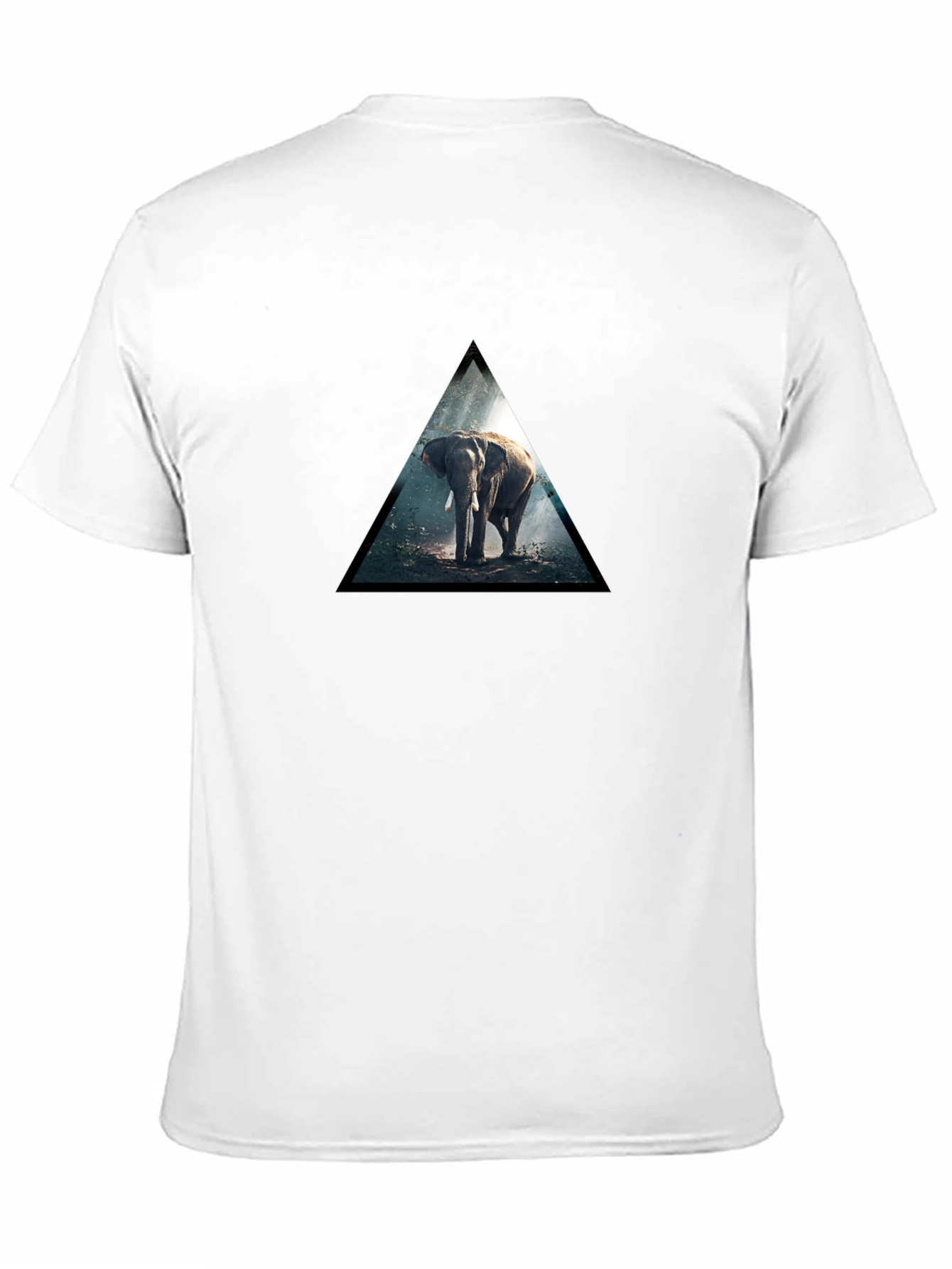 Elephant Triangle Black T-Shirt