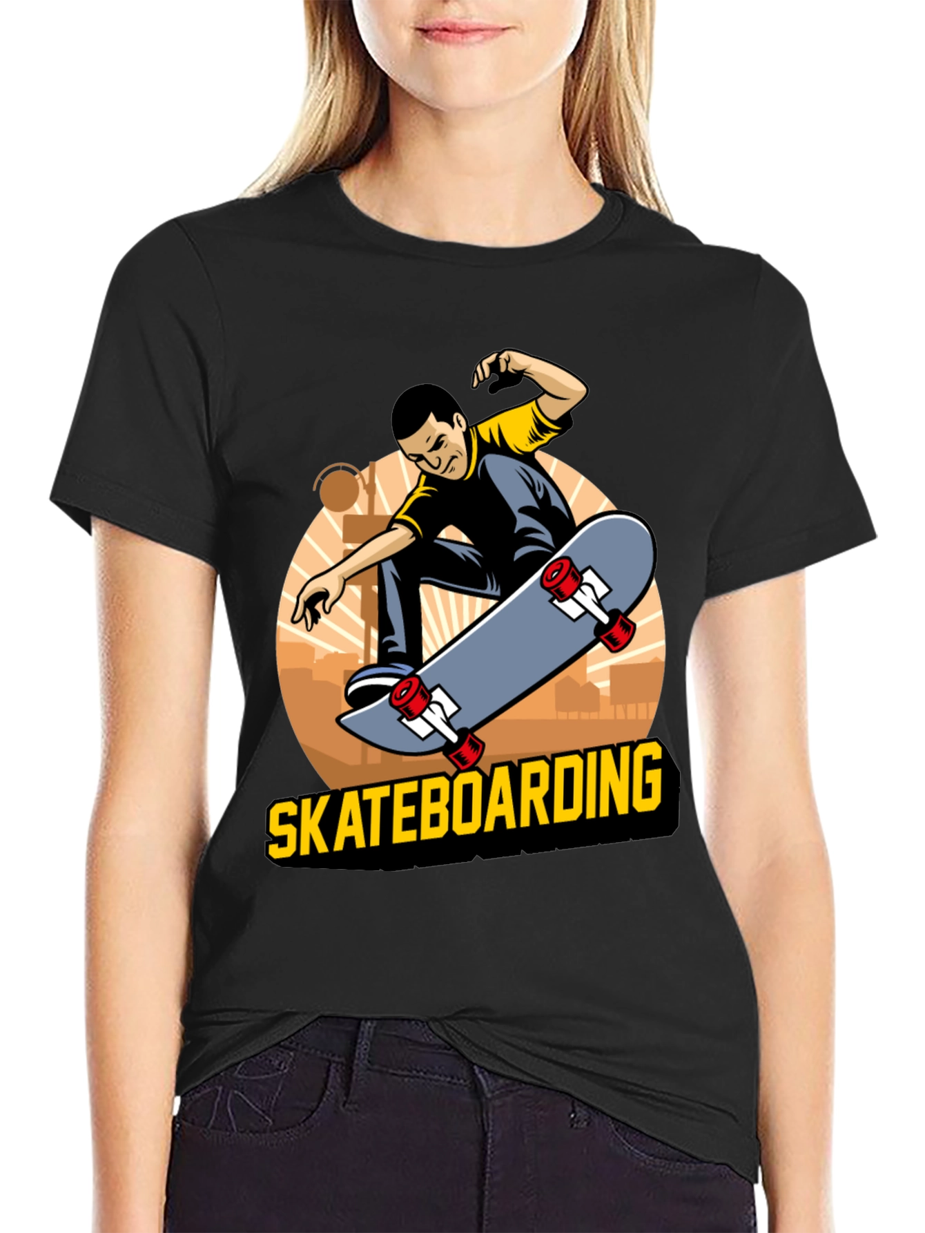 Skateboarding T-Shirt - Cool Graphic Tee