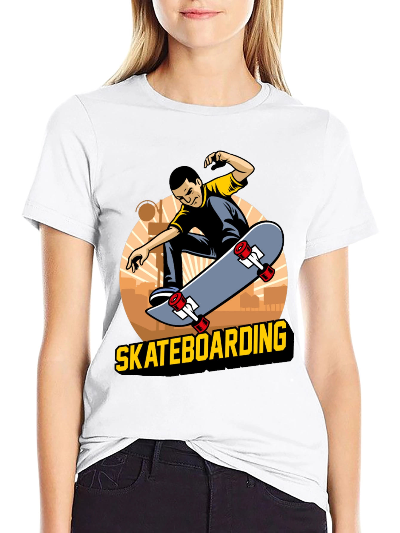 Skateboarding T-Shirt - Cool Graphic Tee