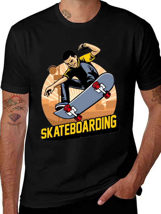 Skateboarding T-Shirt - Cool Graphic Tee