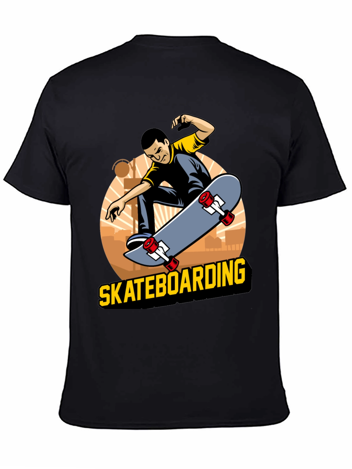 Skateboarding T-Shirt - Cool Graphic Tee