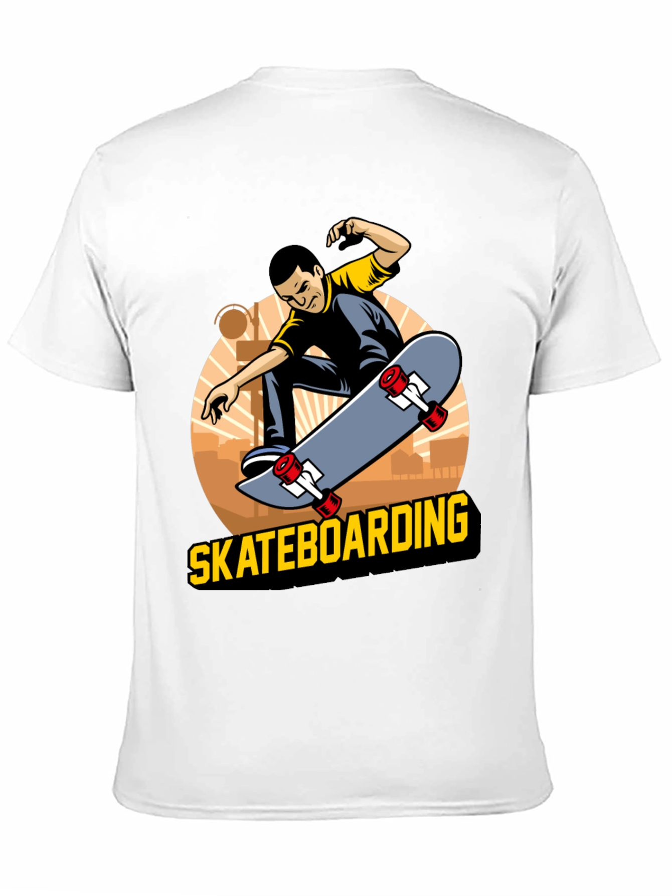 Skateboarding T-Shirt - Cool Graphic Tee