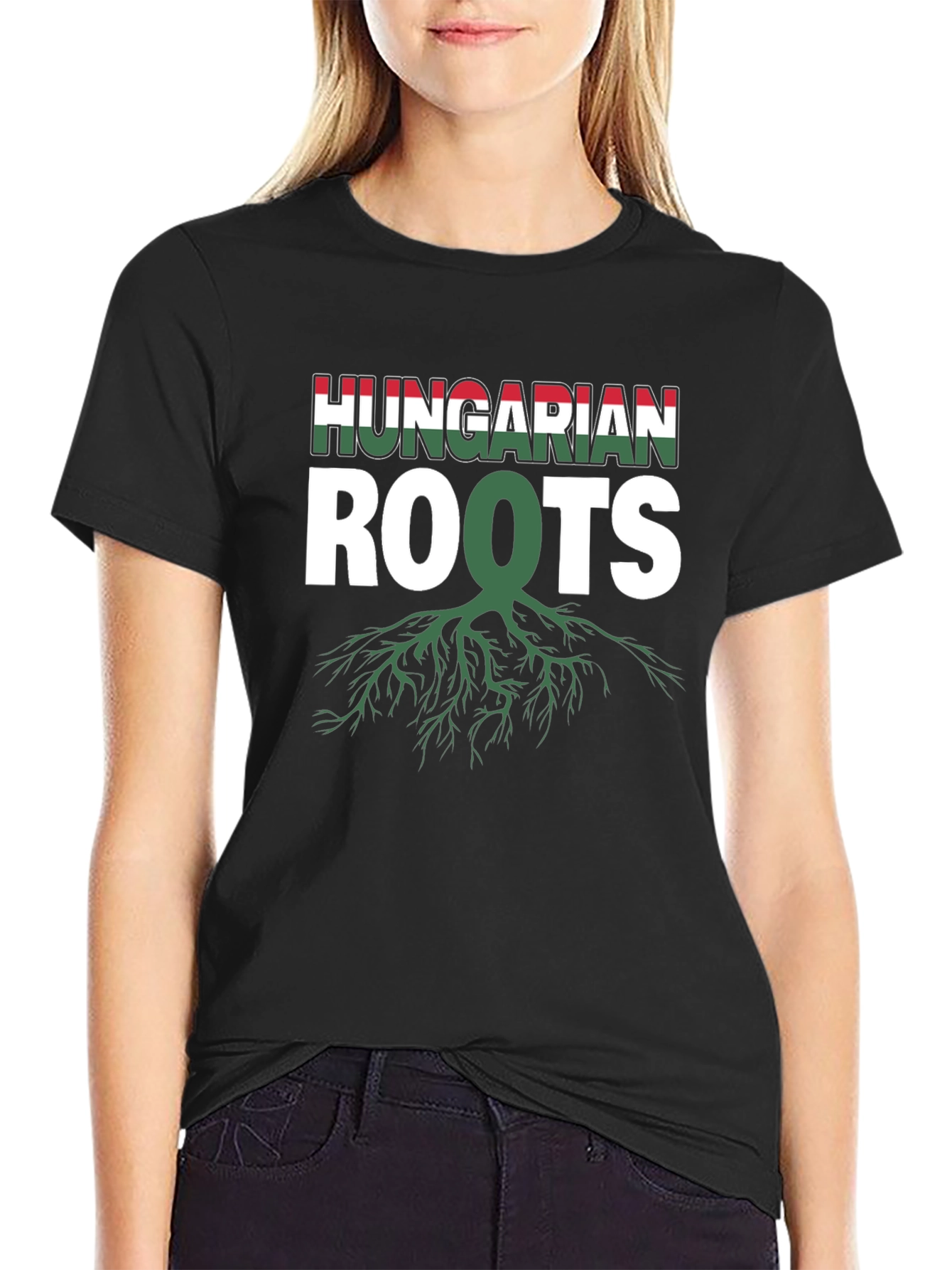 Hungarian Roots T-Shirt - Black Pride Tee