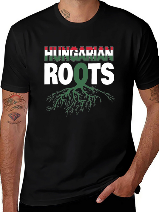 Hungarian Roots T-Shirt - Black Pride Tee