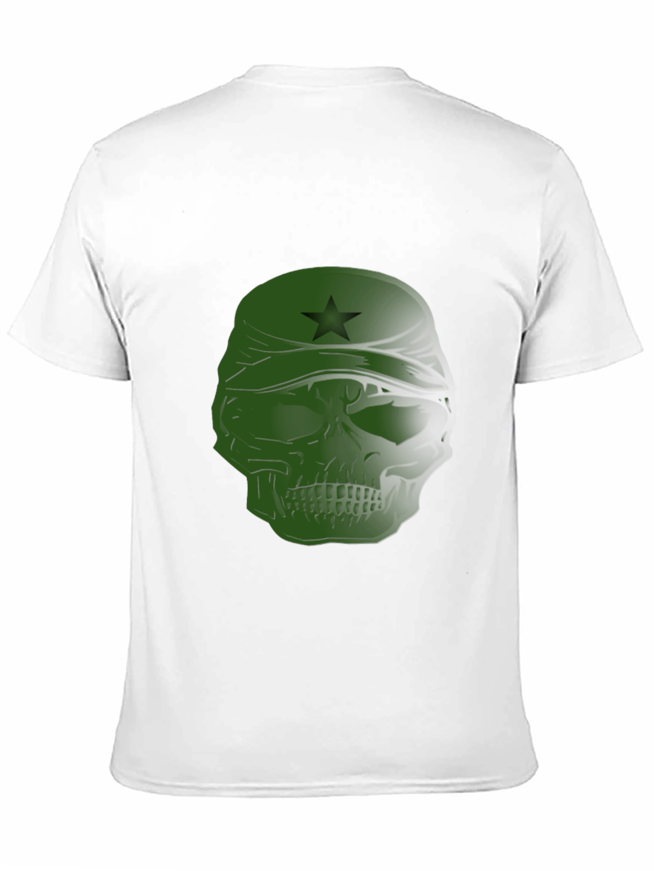 Edgy Skull T-Shirt with Star Bandana