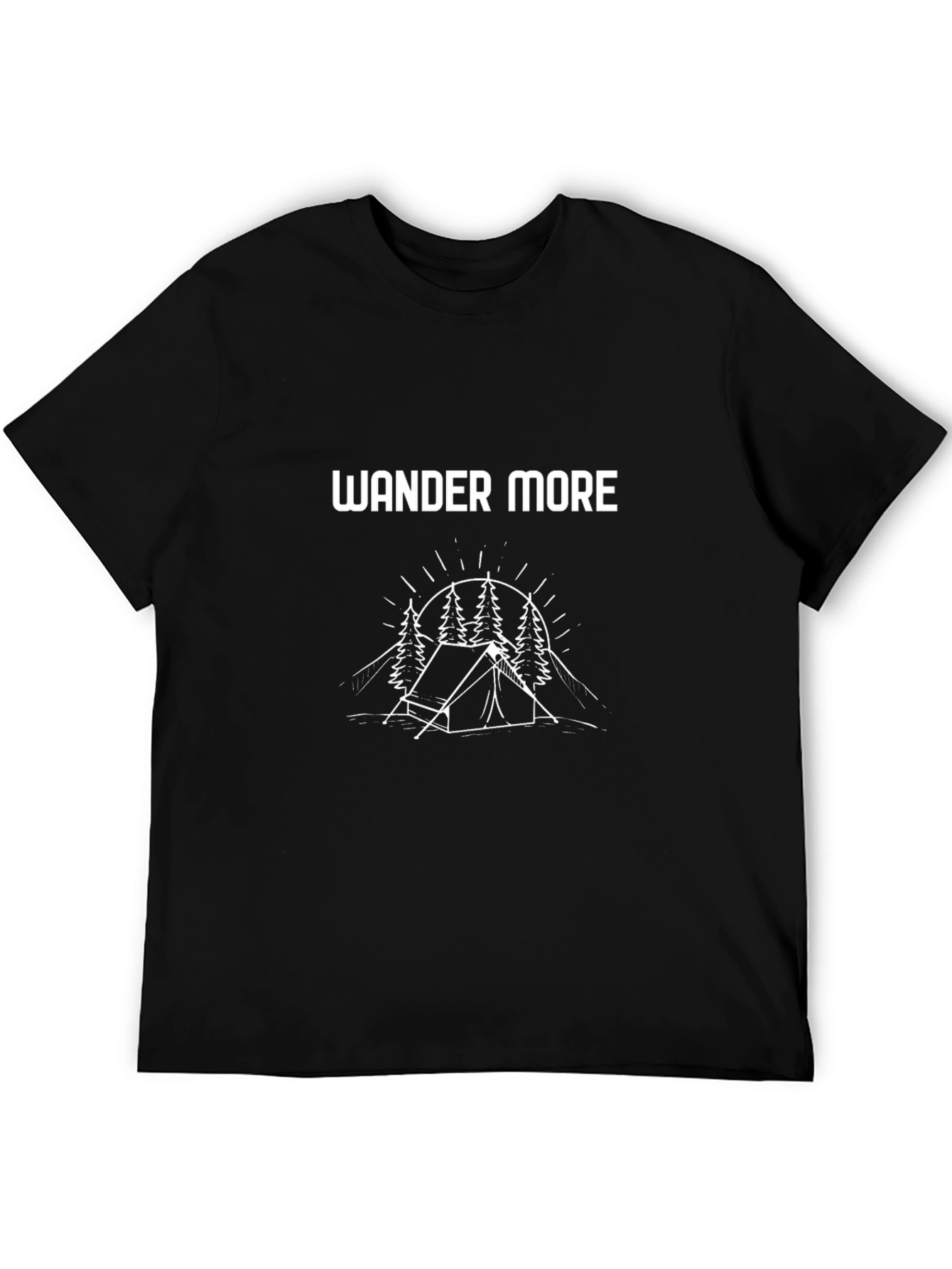 Wander More Camping Graphic Tee