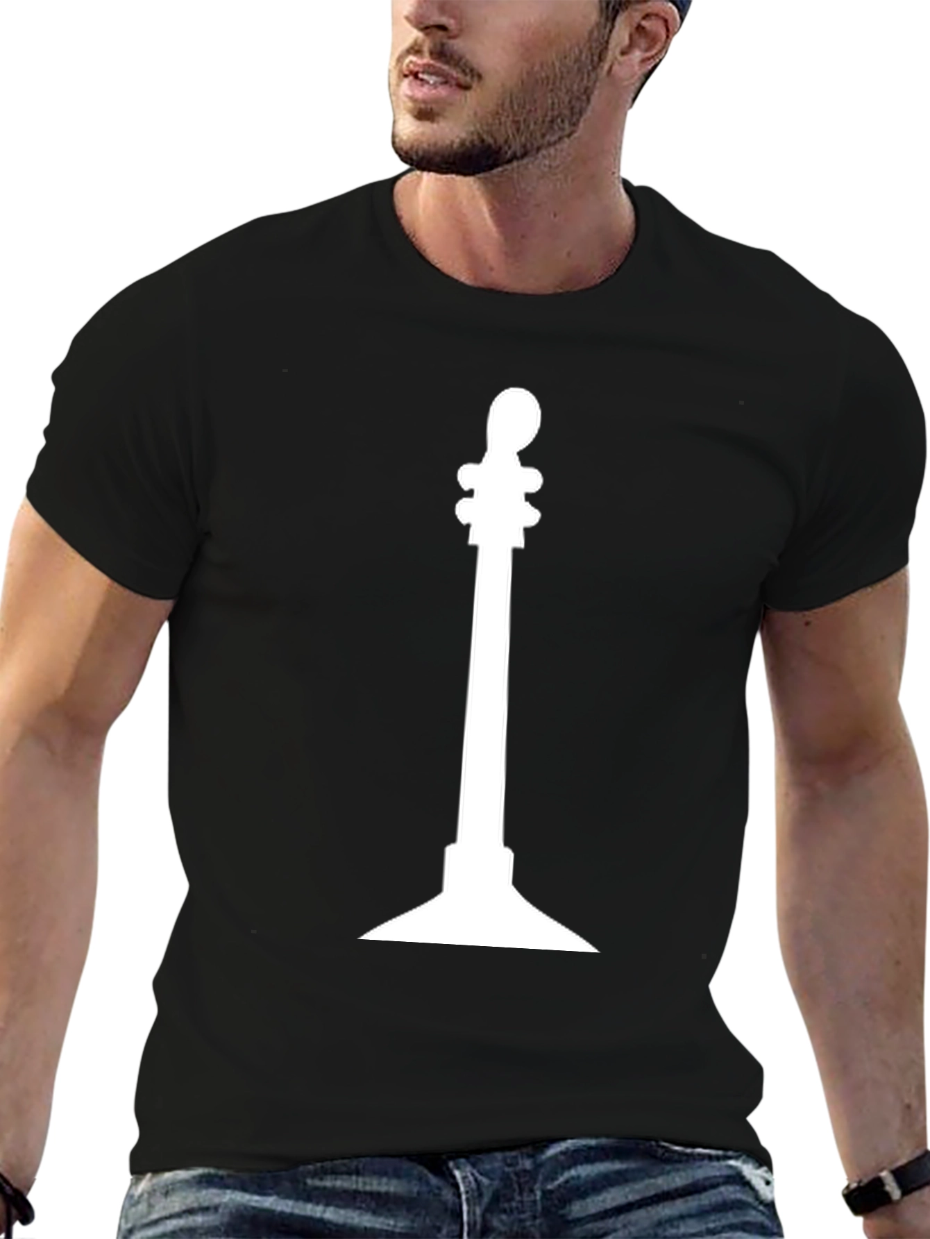 Violin Stand Graphic Tee - Musician Style
