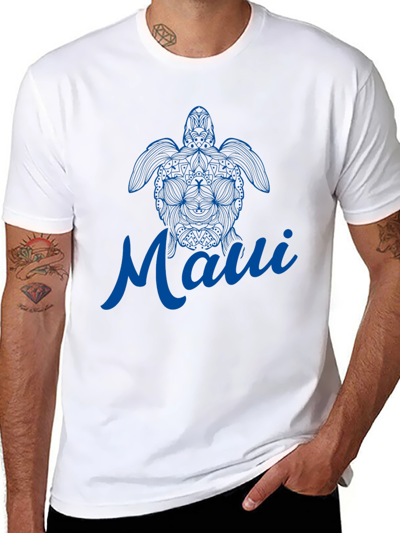 Maui Turtle Graphic Tee - Island Vibes
