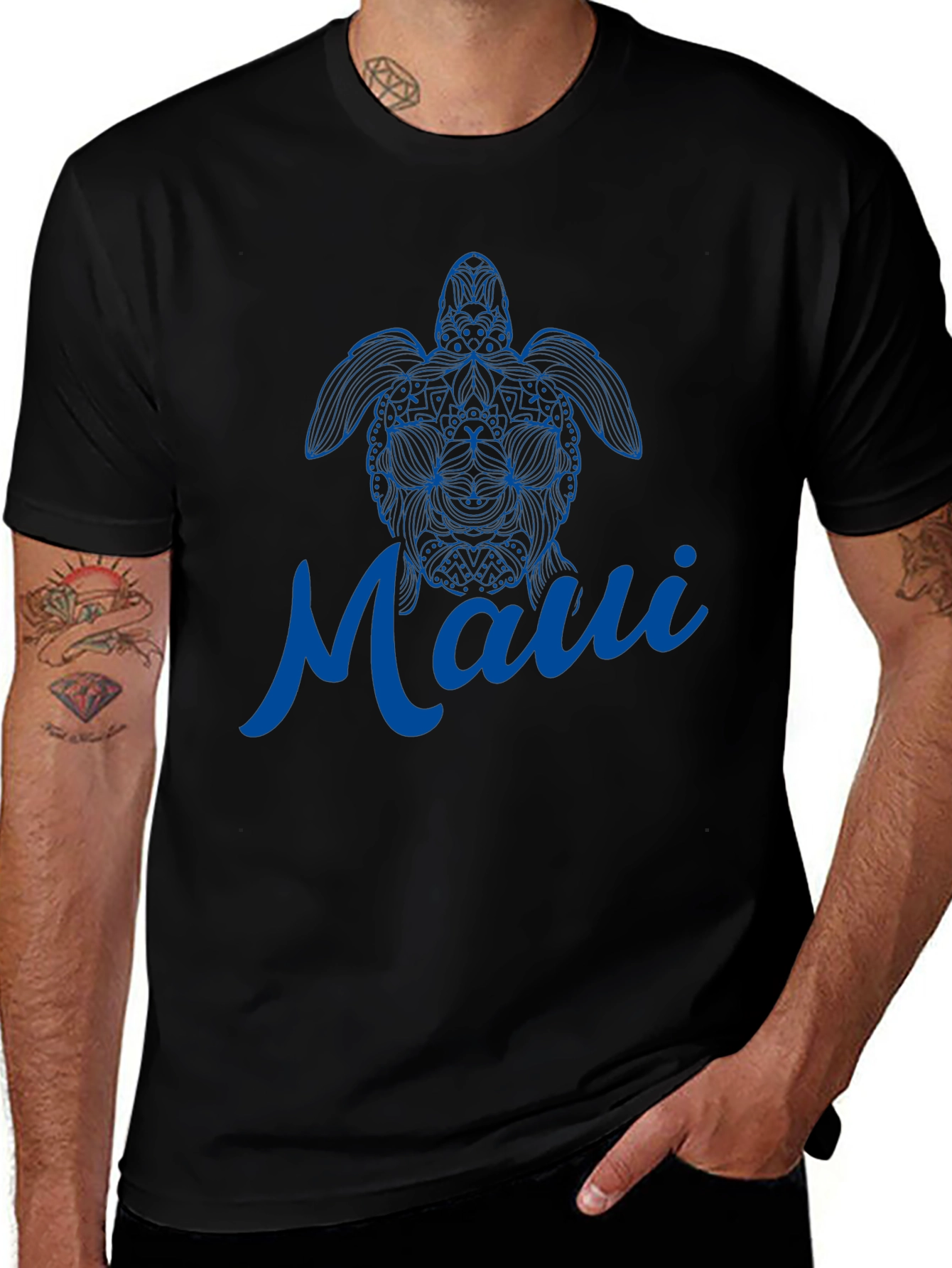 Maui Turtle Graphic Tee - Island Vibes