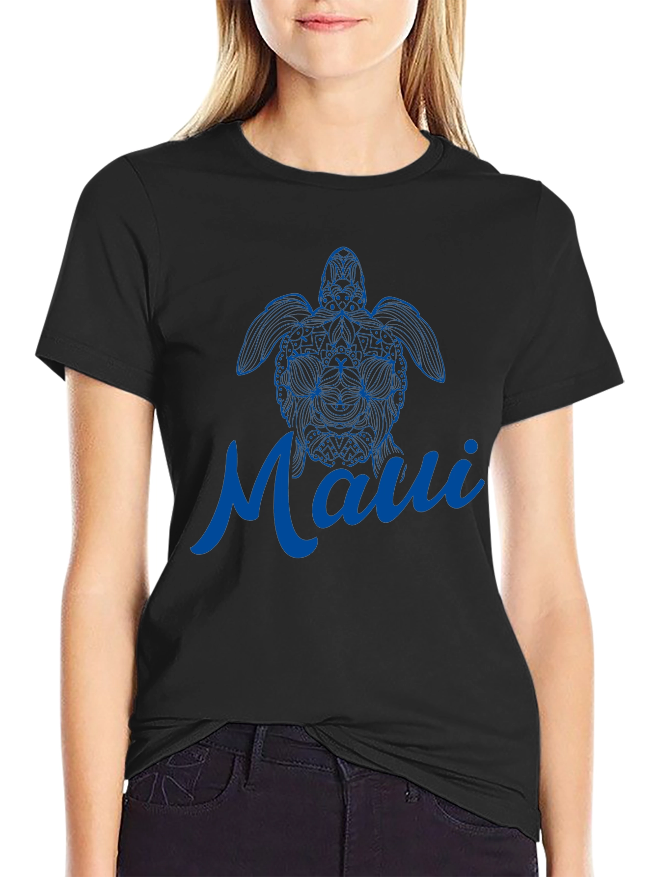 Maui Turtle Graphic Tee - Island Vibes
