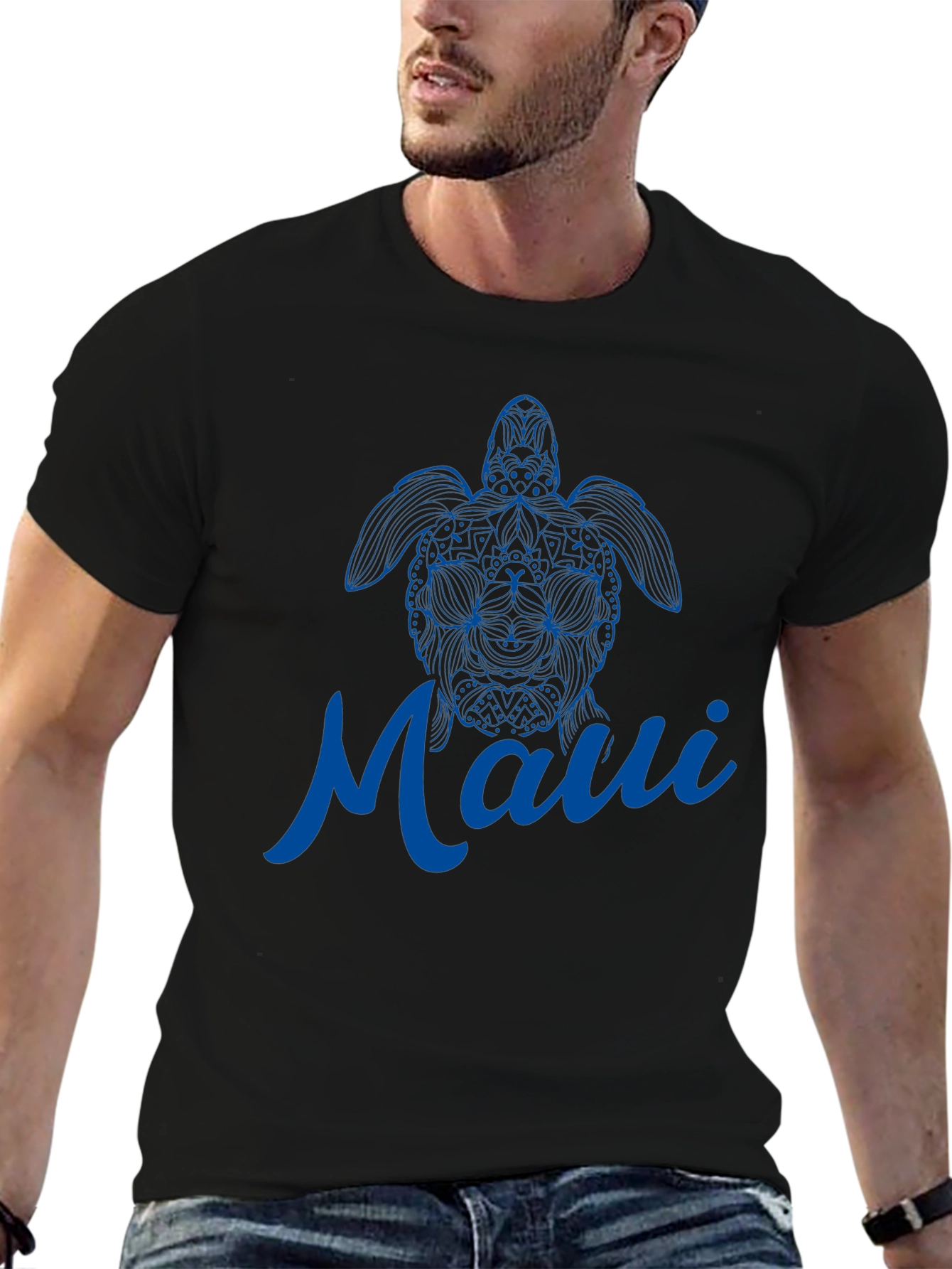 Maui Turtle Graphic Tee - Island Vibes
