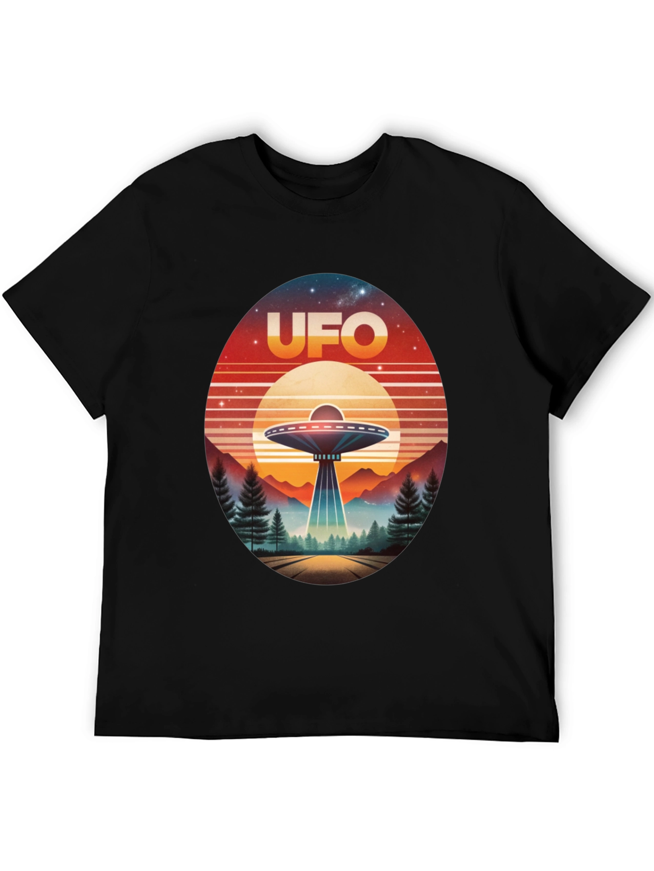 Retro UFO T-Shirt - Sci-Fi Graphic Tee