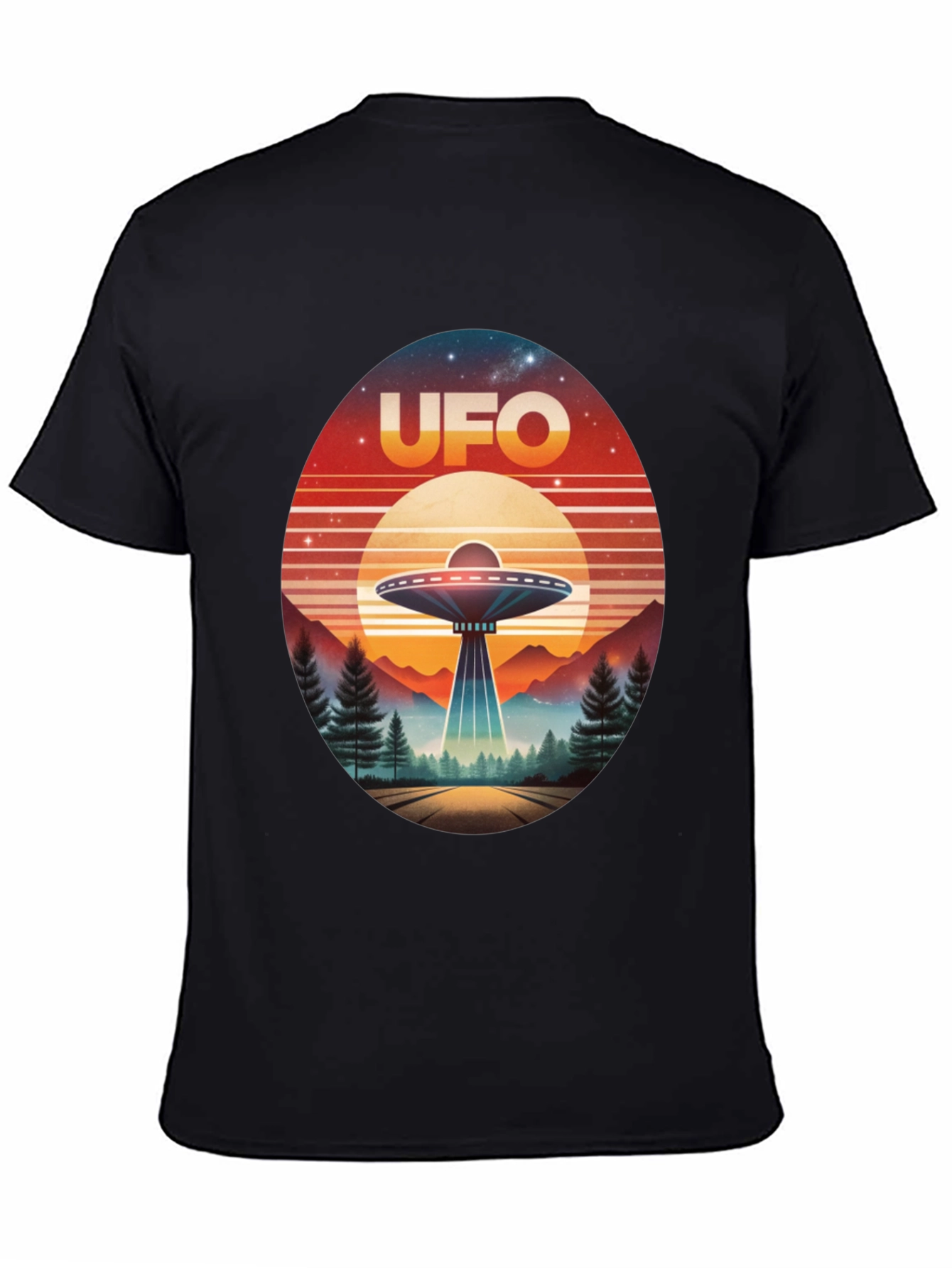 Retro UFO T-Shirt - Sci-Fi Graphic Tee